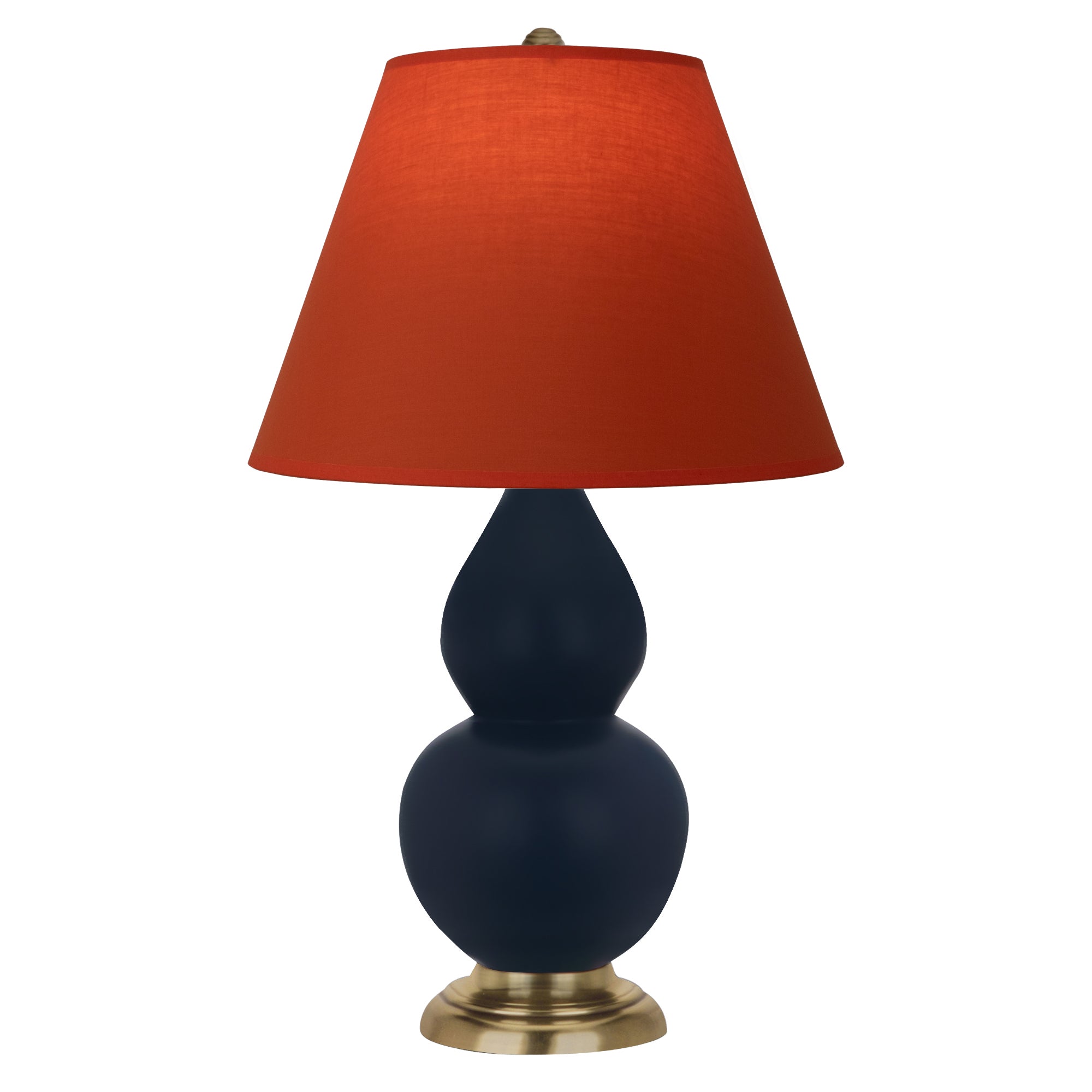 MMB50T | Matte Midnight Blue Small Double Gourd Accent Lamp