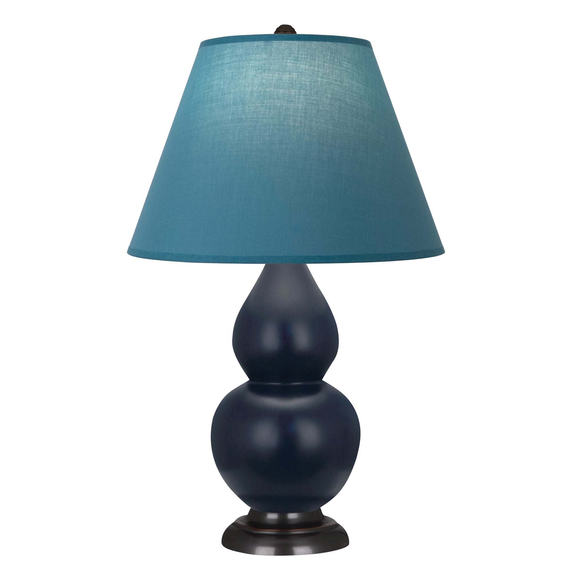 MMB51B | Matte Midnight Blue Small Double Gourd Accent Lamp