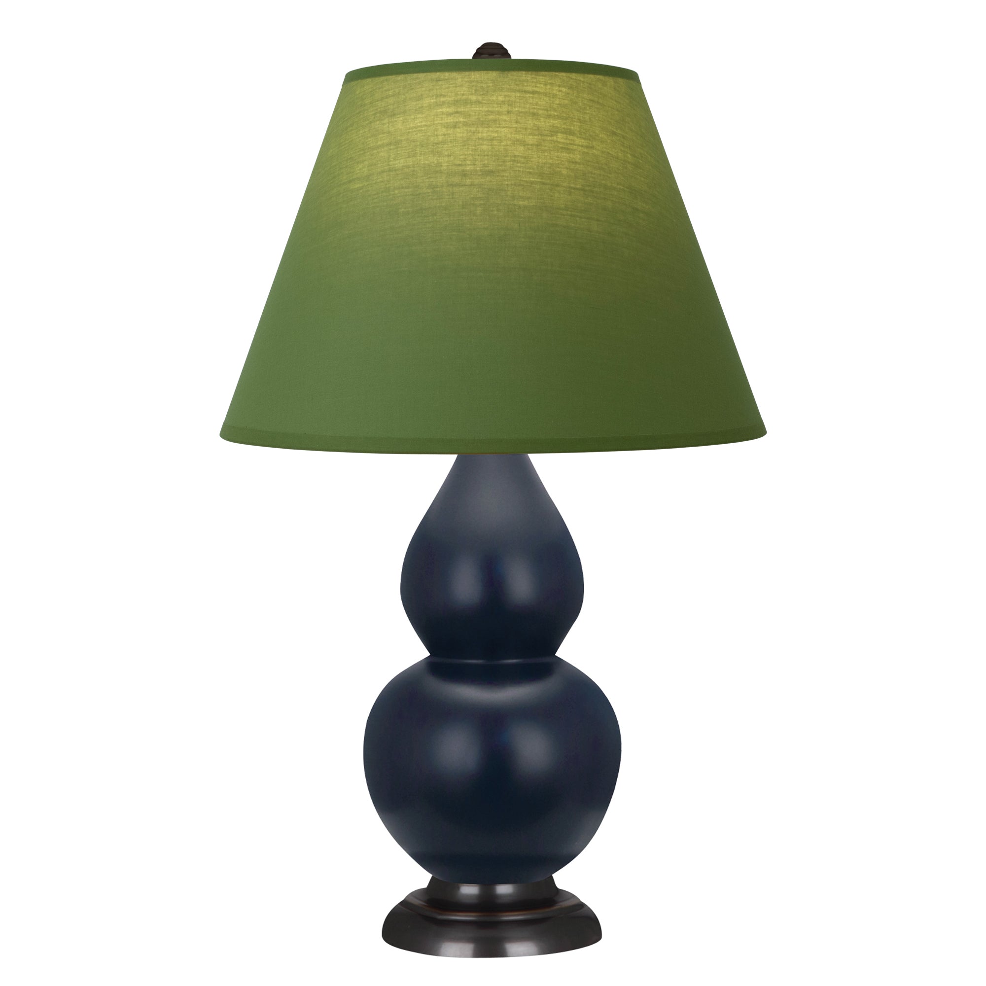 MMB51G | Matte Midnight Blue Small Double Gourd Accent Lamp