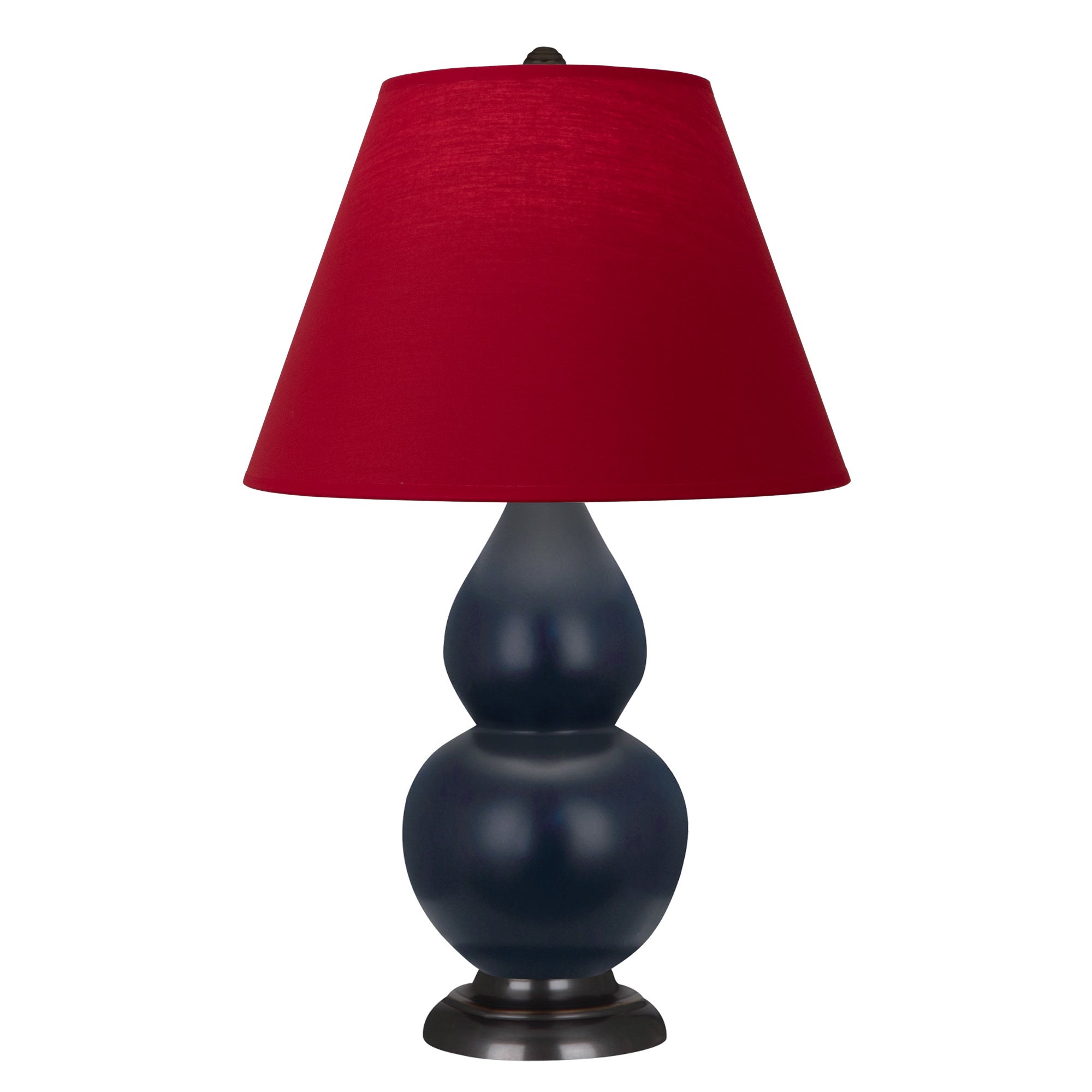 MMB51R | Matte Midnight Blue Small Double Gourd Accent Lamp