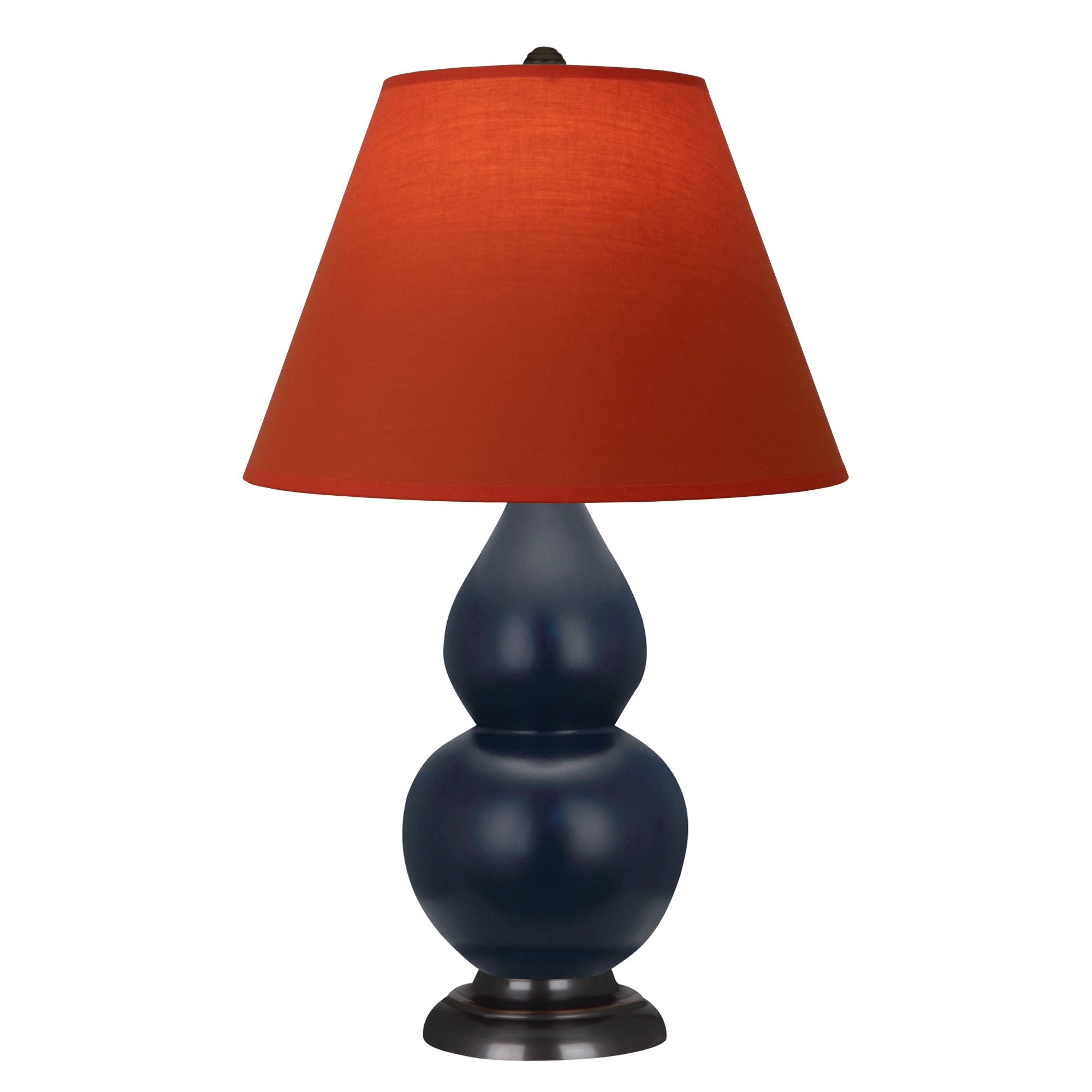 MMB51T | Matte Midnight Blue Small Double Gourd Accent Lamp