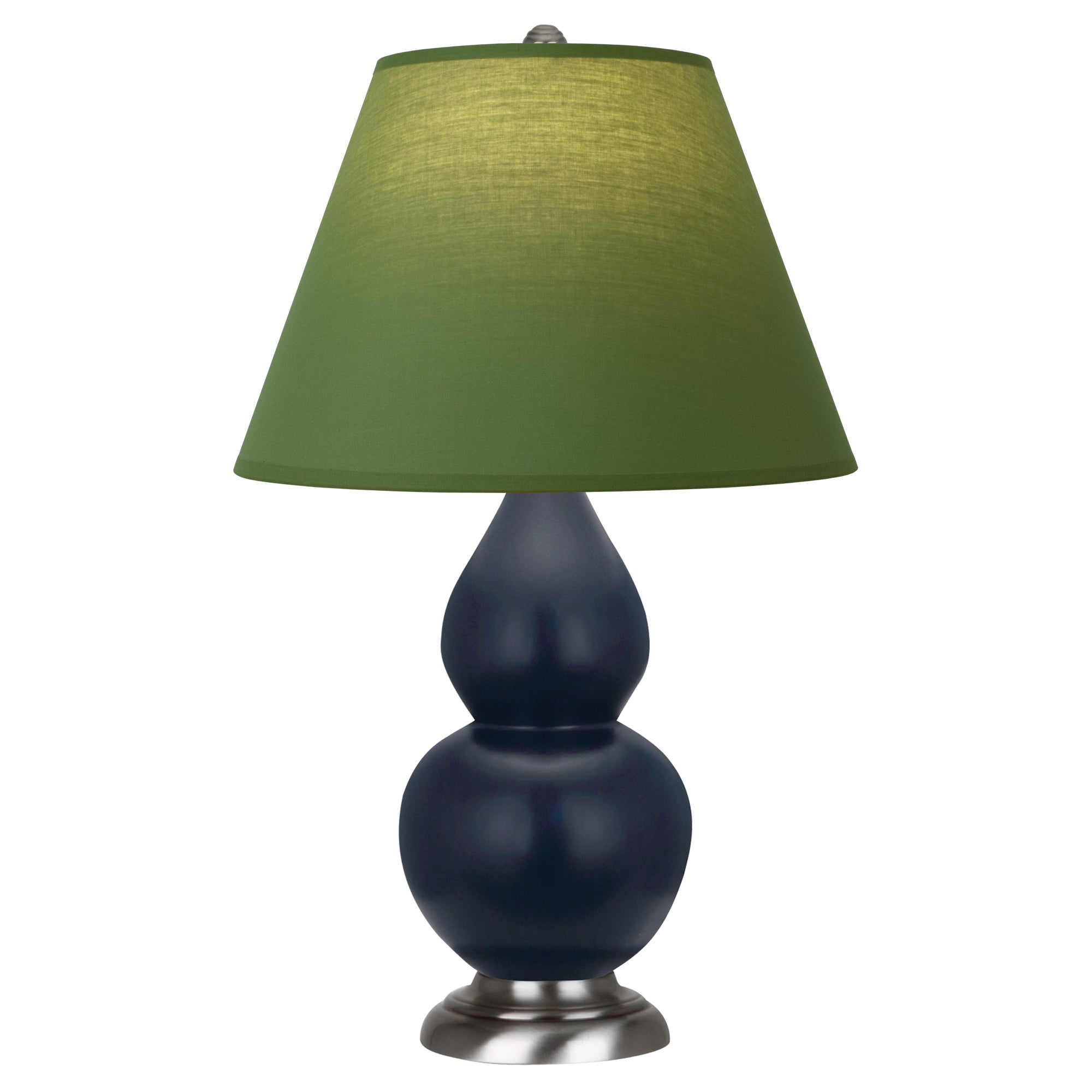 MMB52G | Matte Midnight Blue Small Double Gourd Accent Lamp