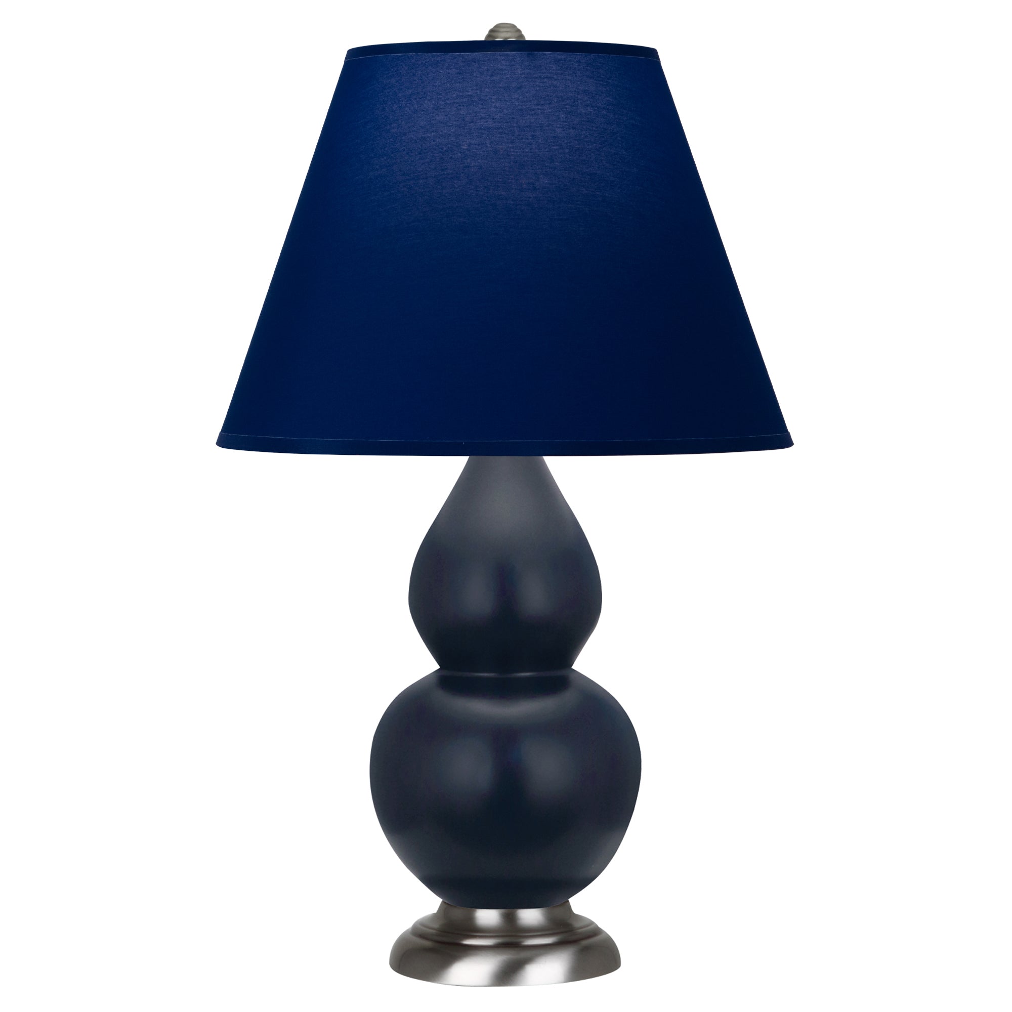 MMB52N | Matte Midnight Blue Small Double Gourd Accent Lamp