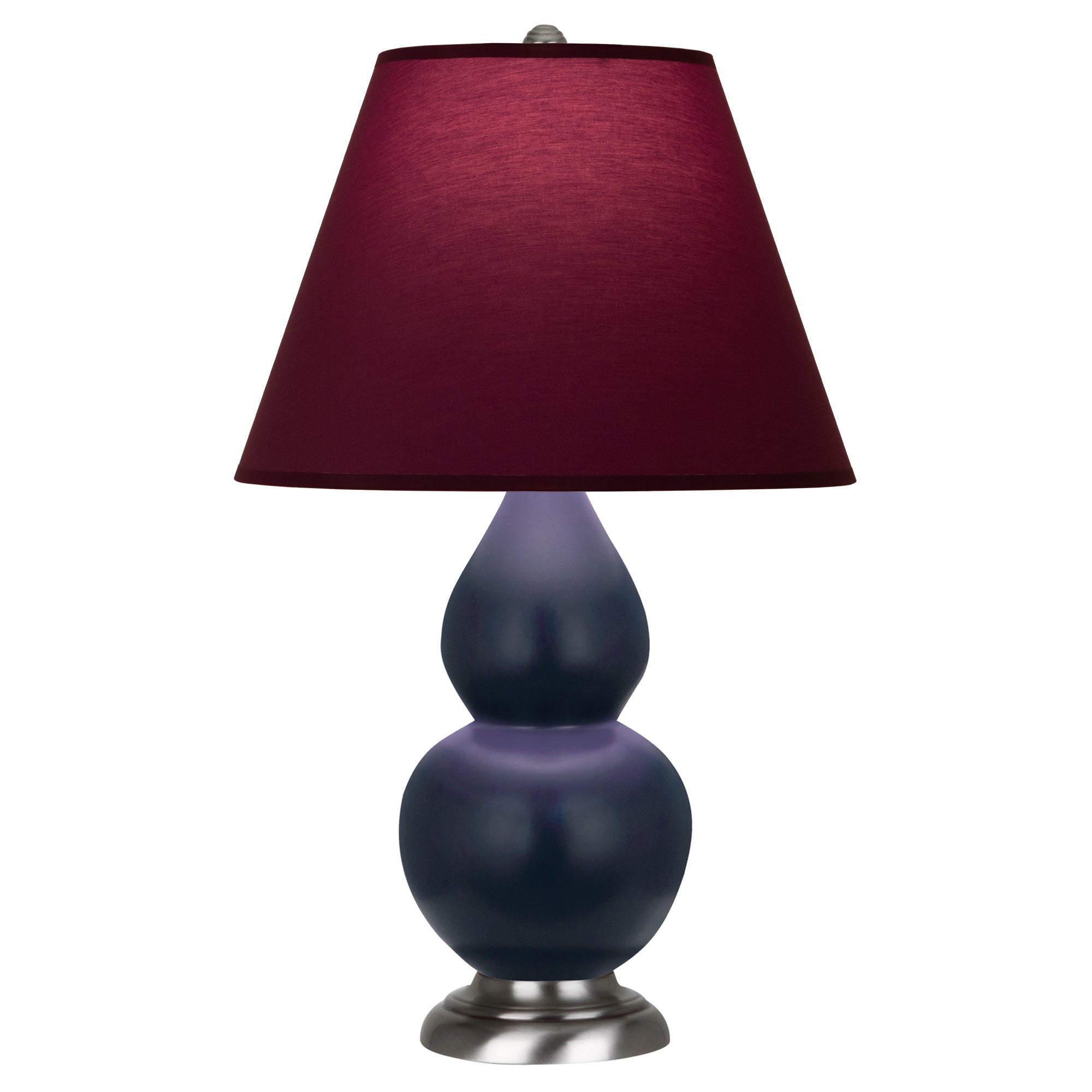 MMB52P | Matte Midnight Blue Small Double Gourd Accent Lamp