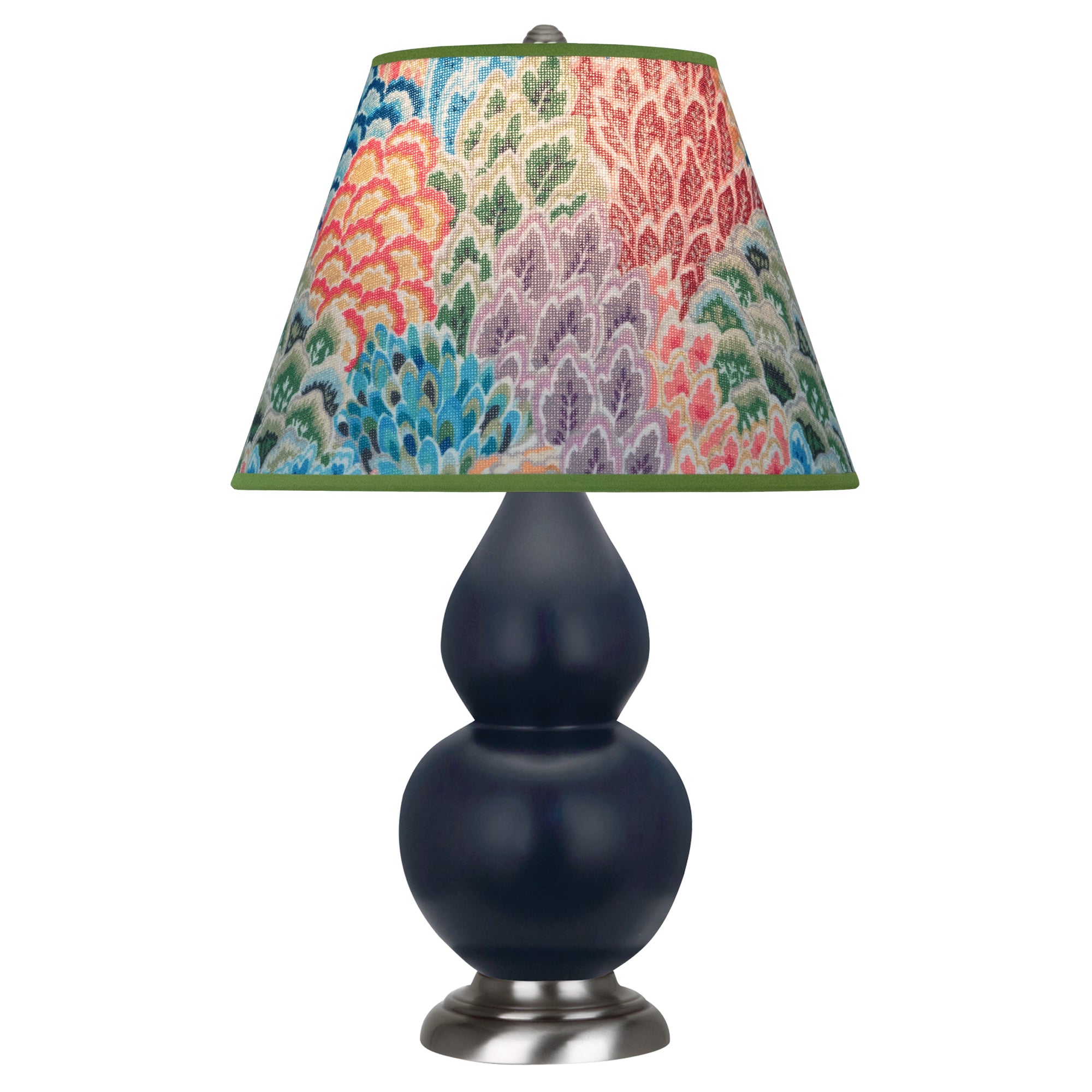 MMB52S | Matte Midnight Blue Small Double Gourd Accent Lamp