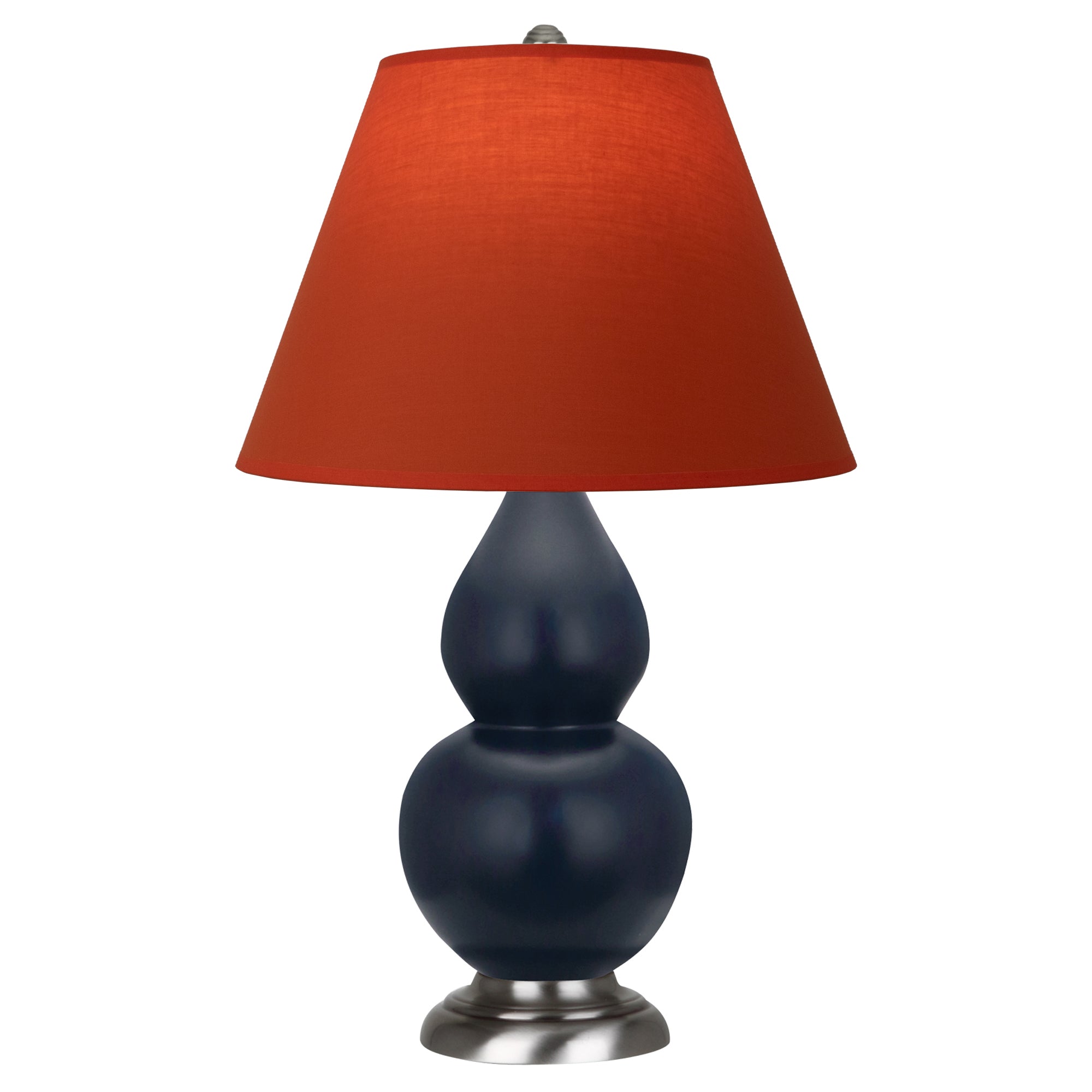 MMB52T | Matte Midnight Blue Small Double Gourd Accent Lamp
