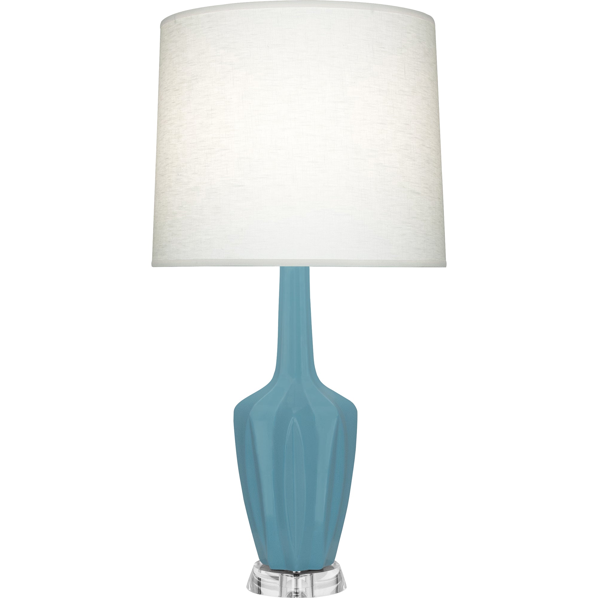 MOB37 | Matte Steel Blue Emma Table Lamp