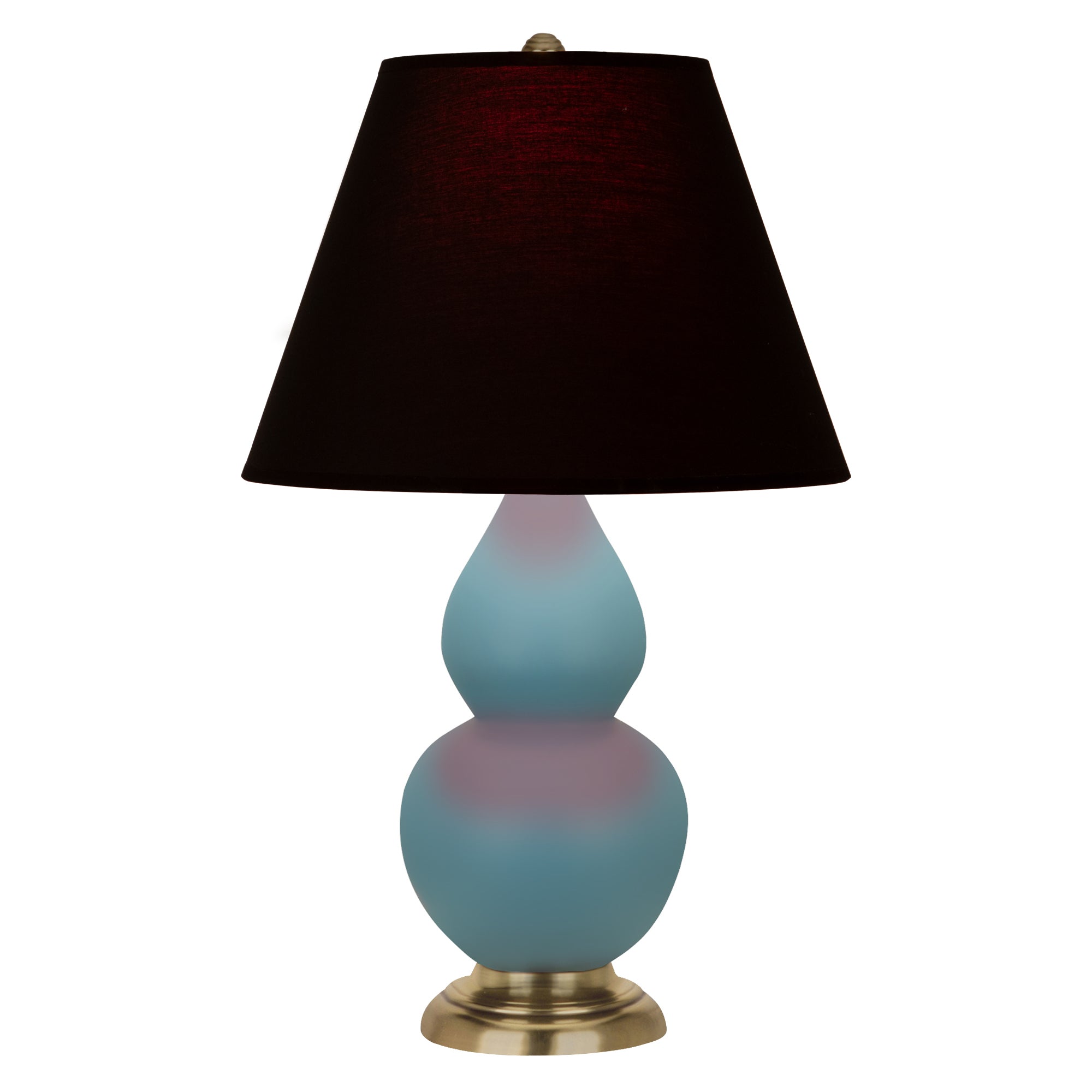 MOB50K | Matte Steel Blue Small Double Gourd Accent Lamp