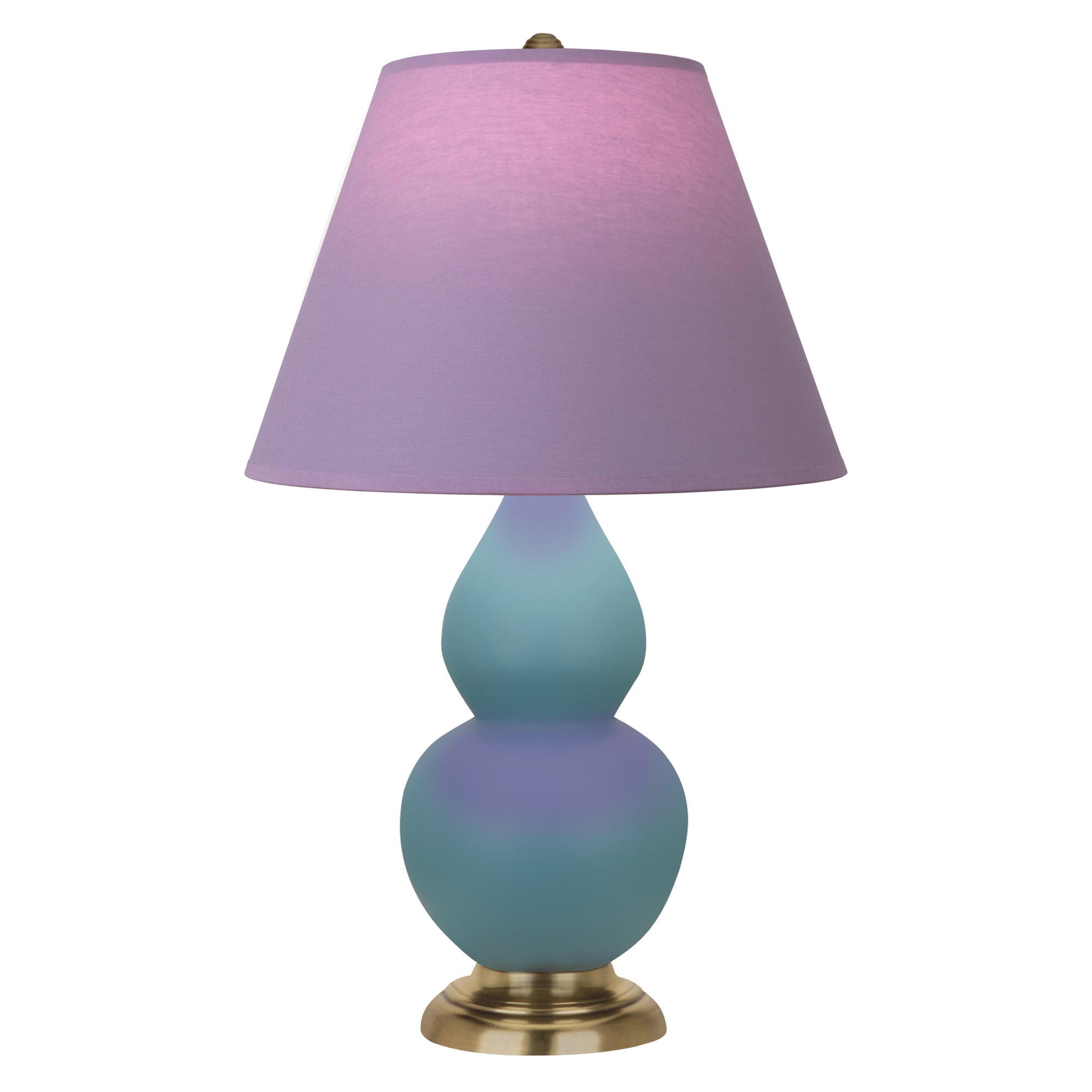 MOB50L | Matte Steel Blue Small Double Gourd Accent Lamp