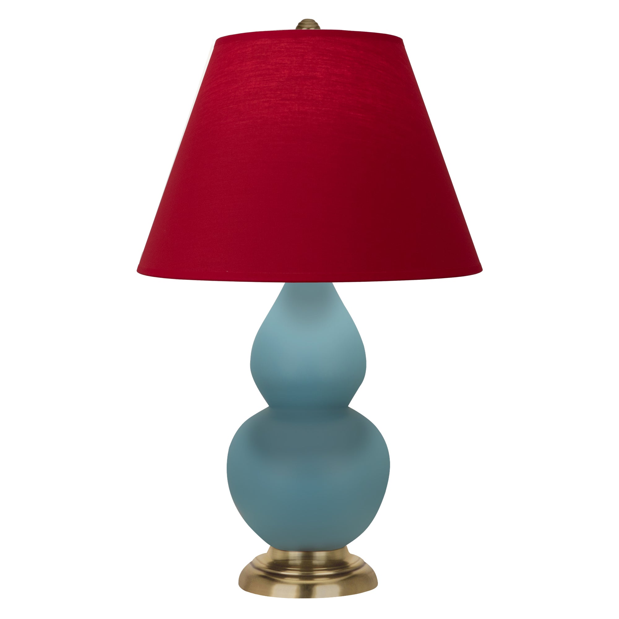 MOB50R | Matte Steel Blue Small Double Gourd Accent Lamp