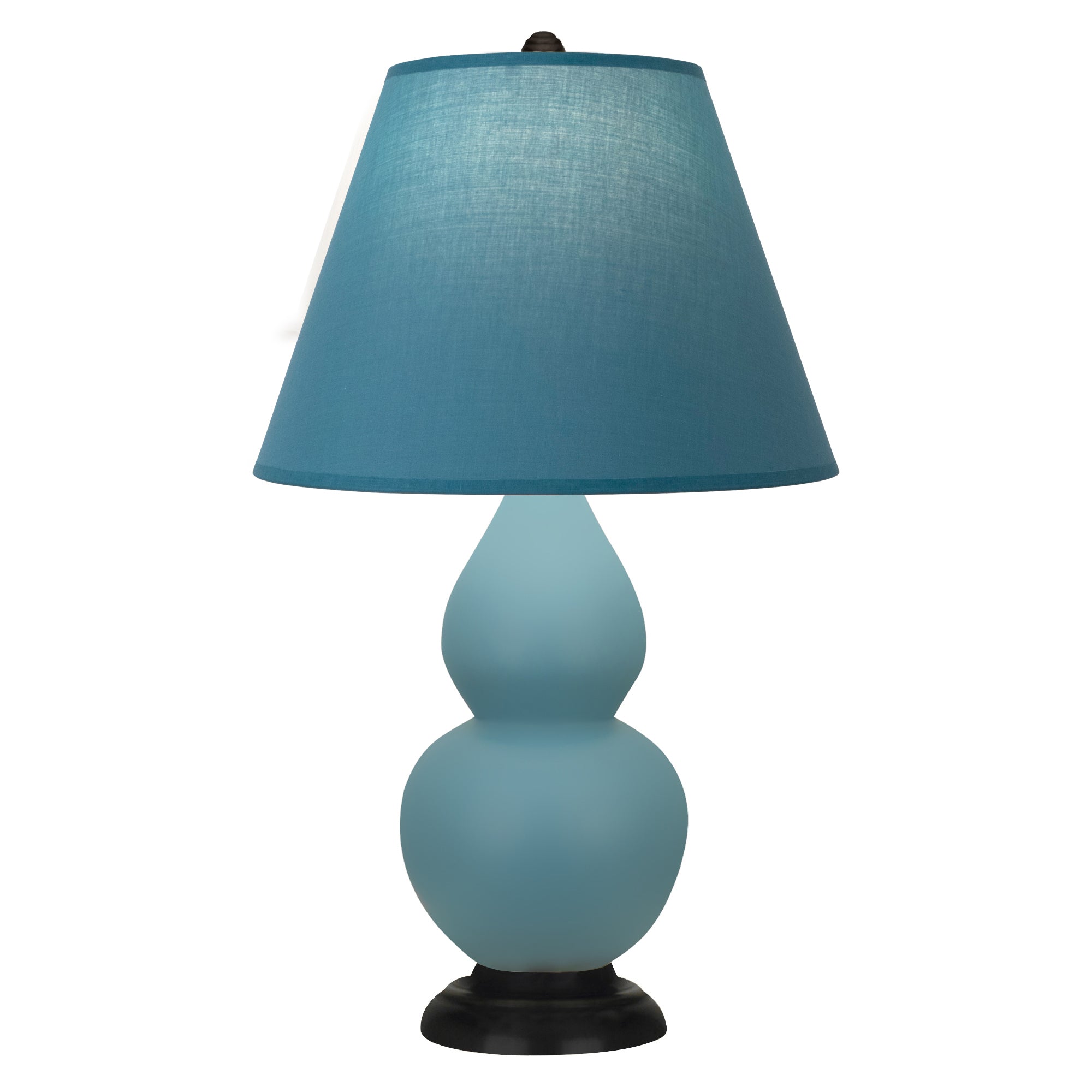 MOB51B | Matte Steel Blue Small Double Gourd Accent Lamp