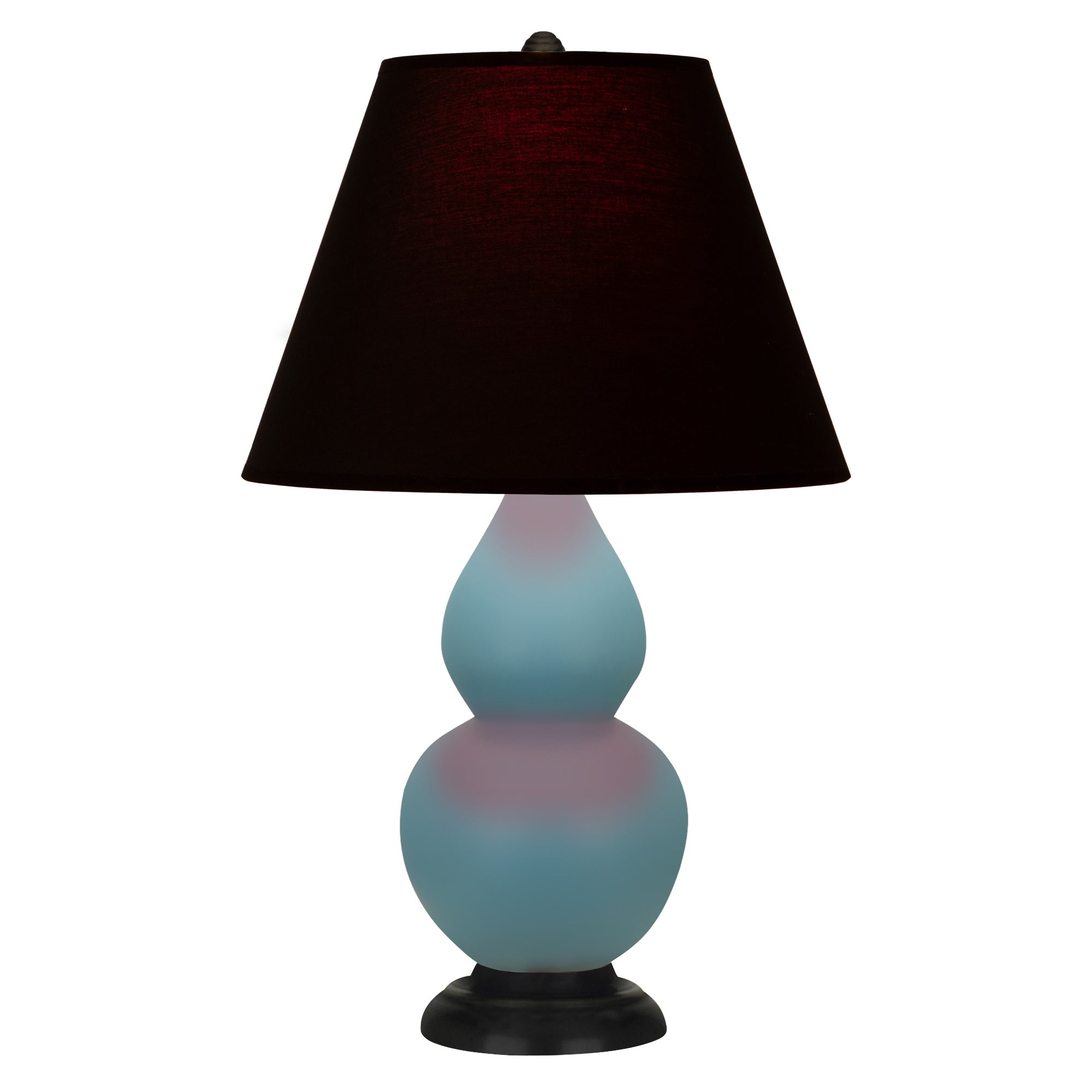 MOB51K | Matte Steel Blue Small Double Gourd Accent Lamp