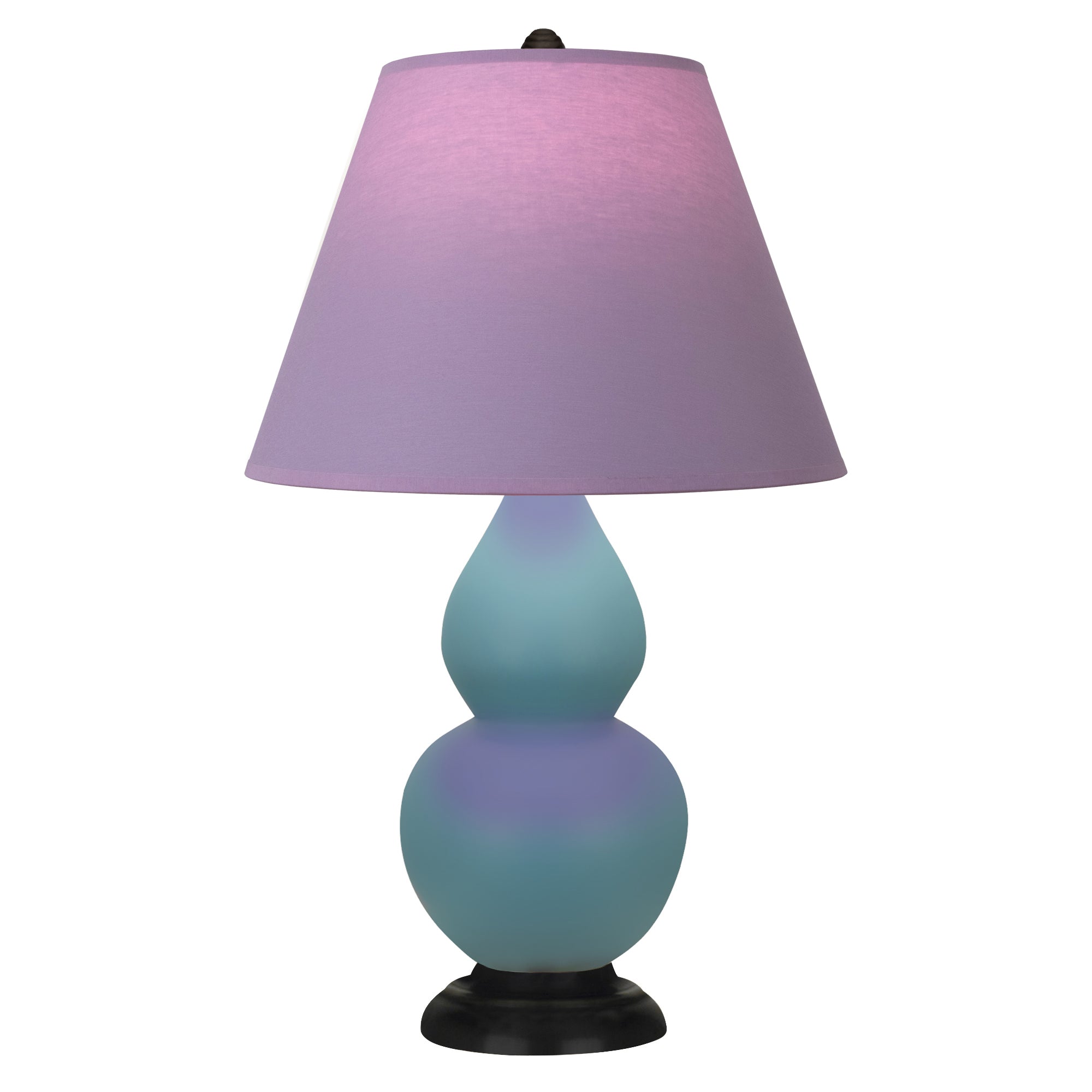 MOB51L | Matte Steel Blue Small Double Gourd Accent Lamp