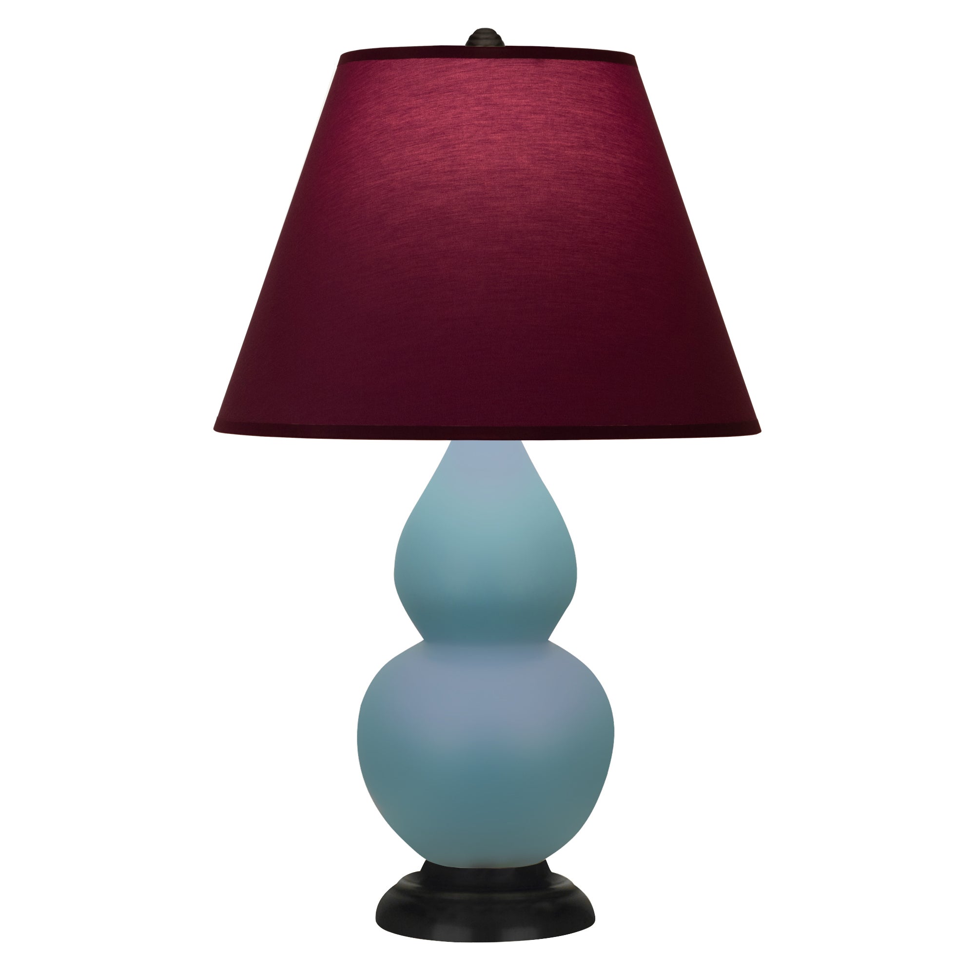 MOB51P | Matte Steel Blue Small Double Gourd Accent Lamp