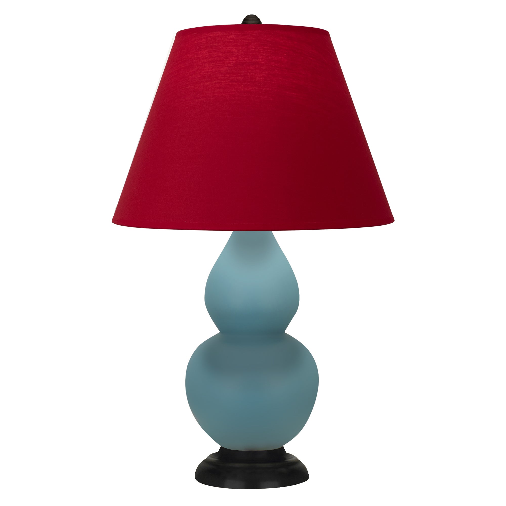 MOB51R | Matte Steel Blue Small Double Gourd Accent Lamp