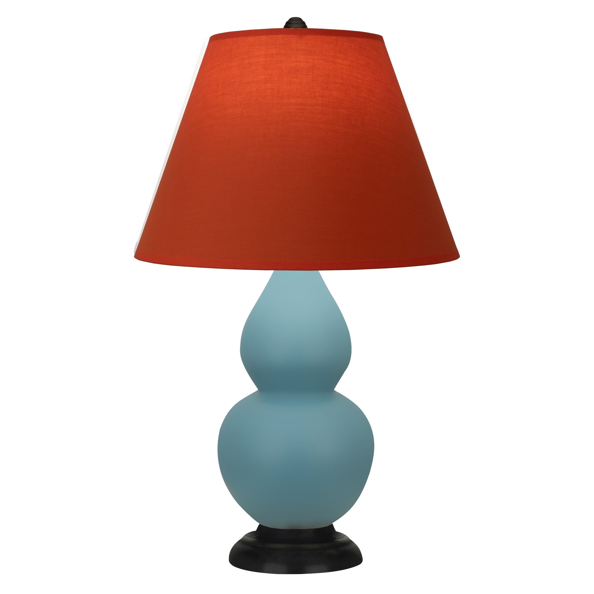 MOB51T | Matte Steel Blue Small Double Gourd Accent Lamp