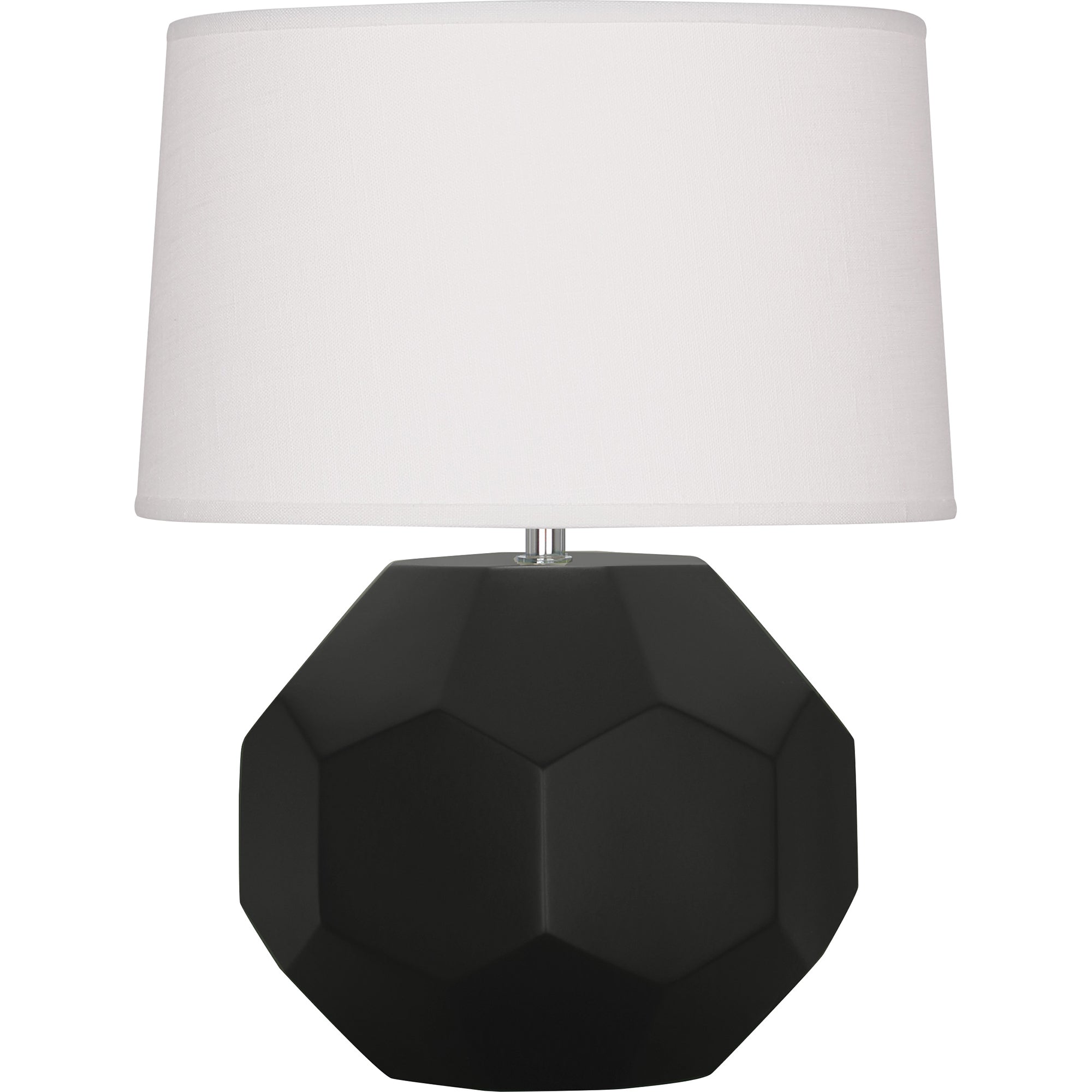 MOS02 | Matte Obsidian Small Franklin Accent Lamp