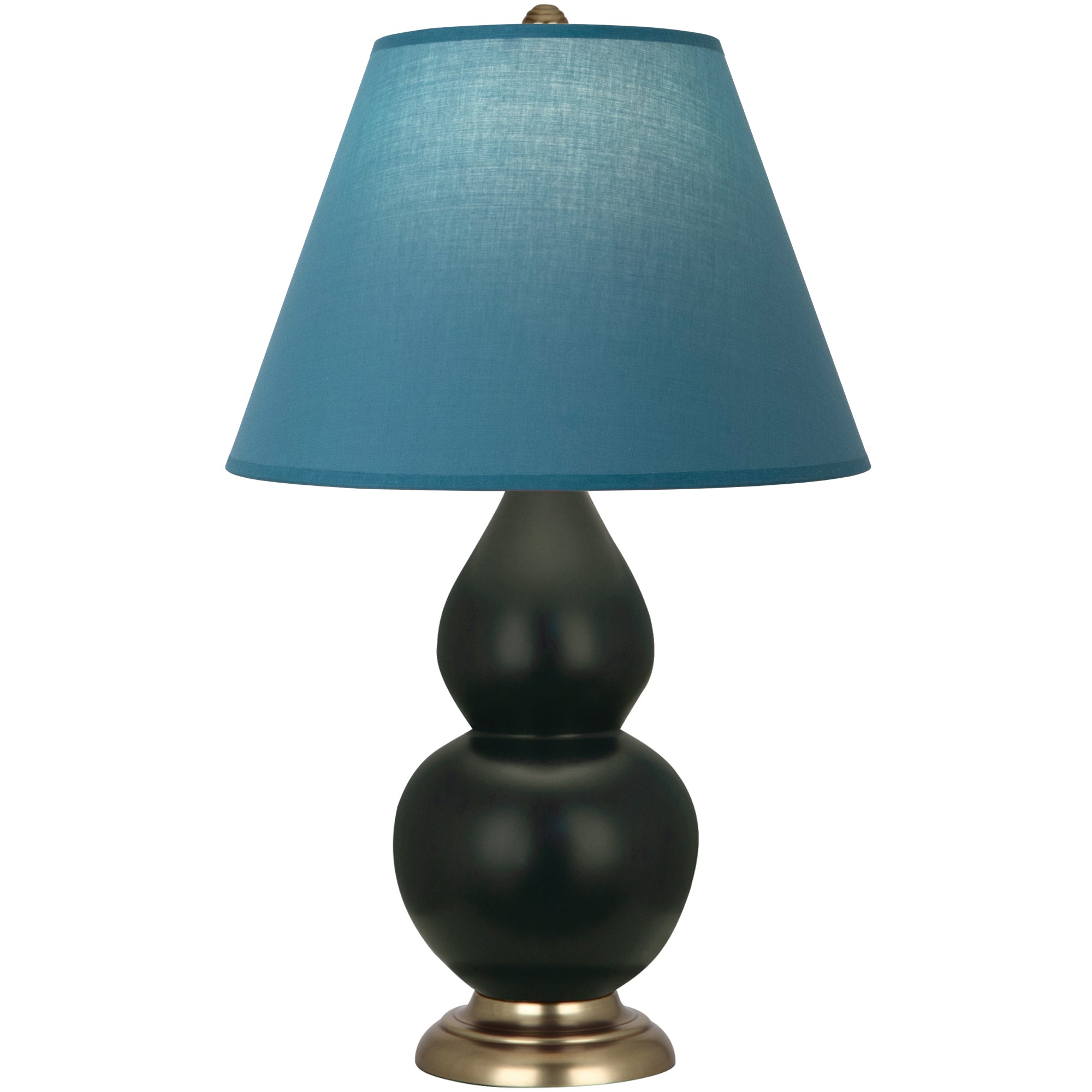 MOS10B | Matte Obsidian Small Double Gourd Accent Lamp
