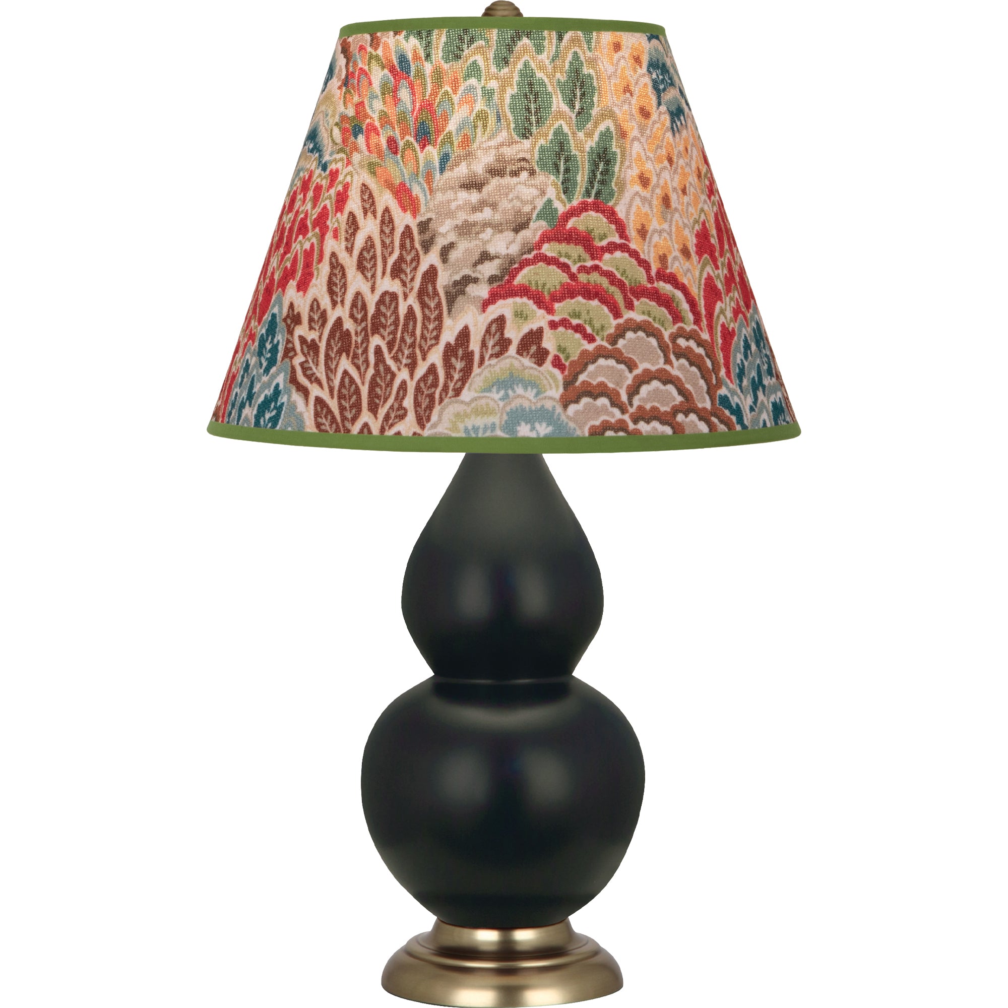 MOS10F | Matte Obsidian Small Double Gourd Accent Lamp