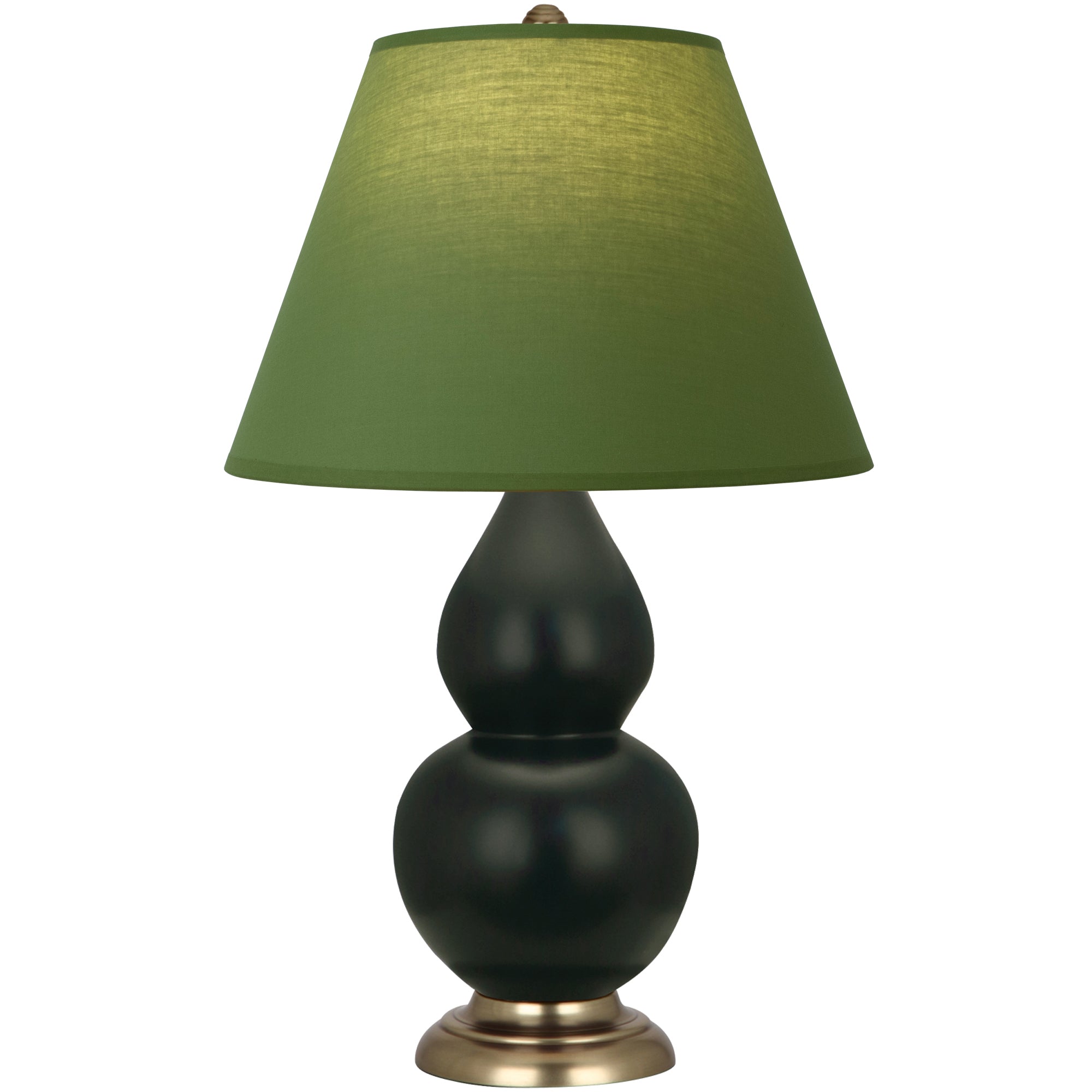 MOS10G | Matte Obsidian Small Double Gourd Accent Lamp