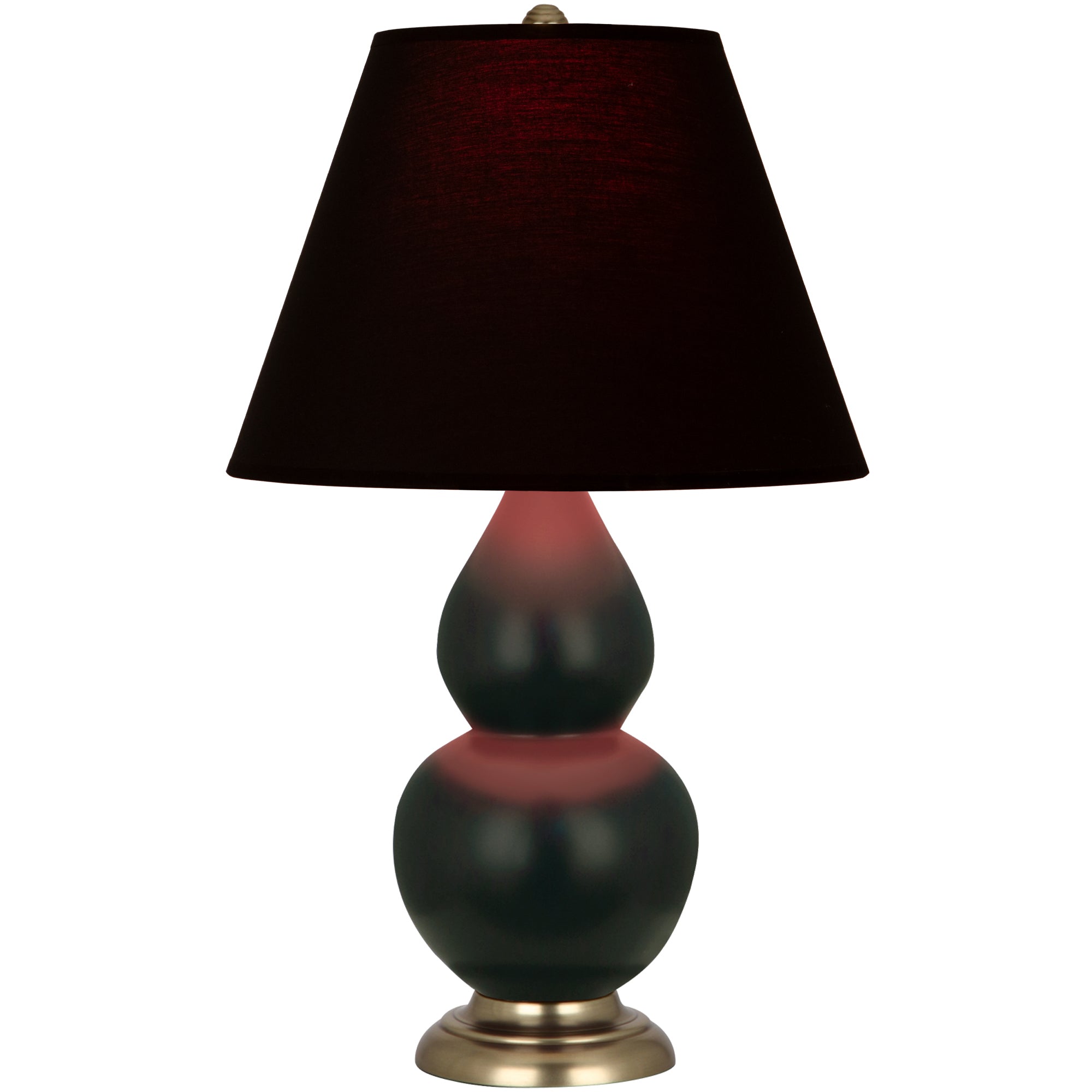MOS10K | Matte Obsidian Small Double Gourd Accent Lamp