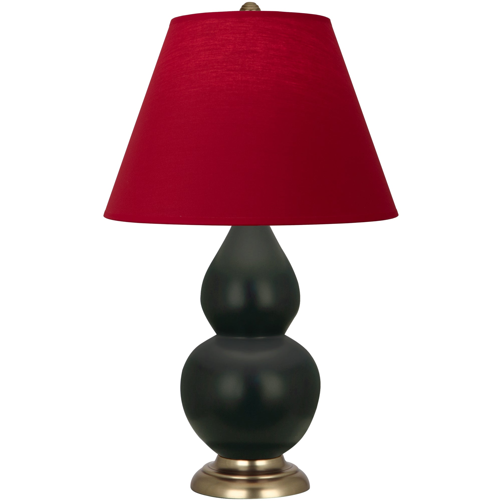 MOS10R | Matte Obsidian Small Double Gourd Accent Lamp