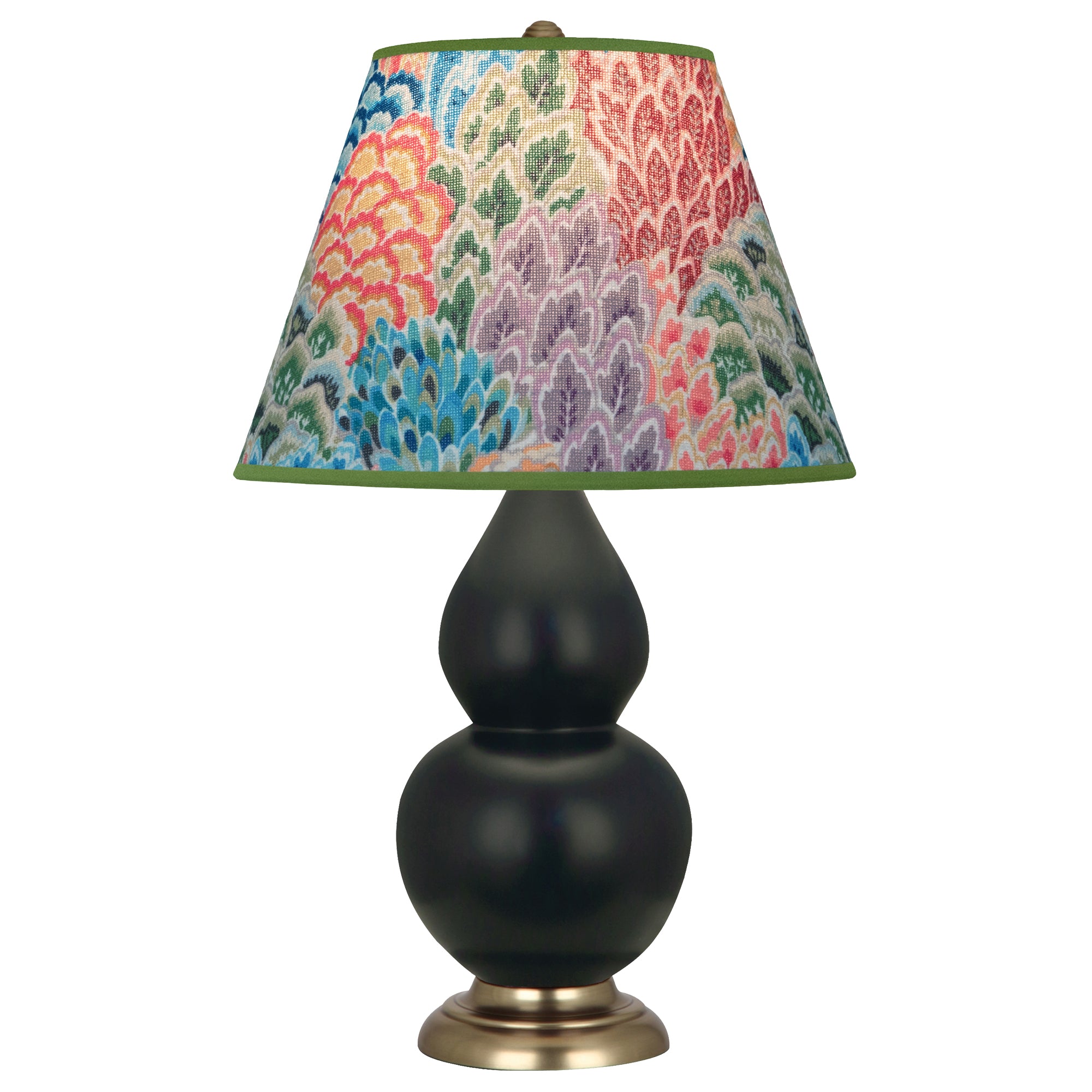 MOS10S | Matte Obsidian Small Double Gourd Accent Lamp