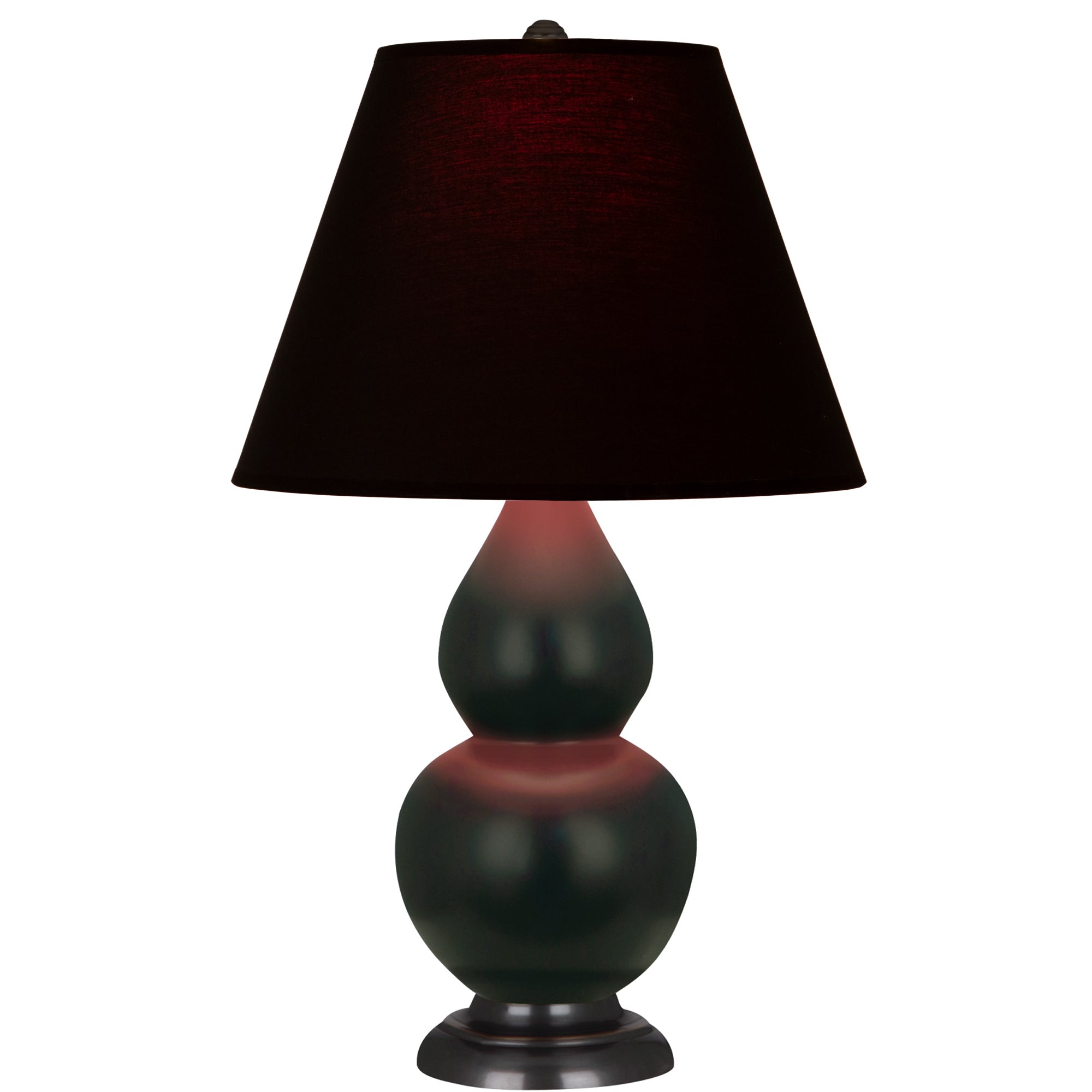MOS11K | Matte Obsidian Small Double Gourd Accent Lamp