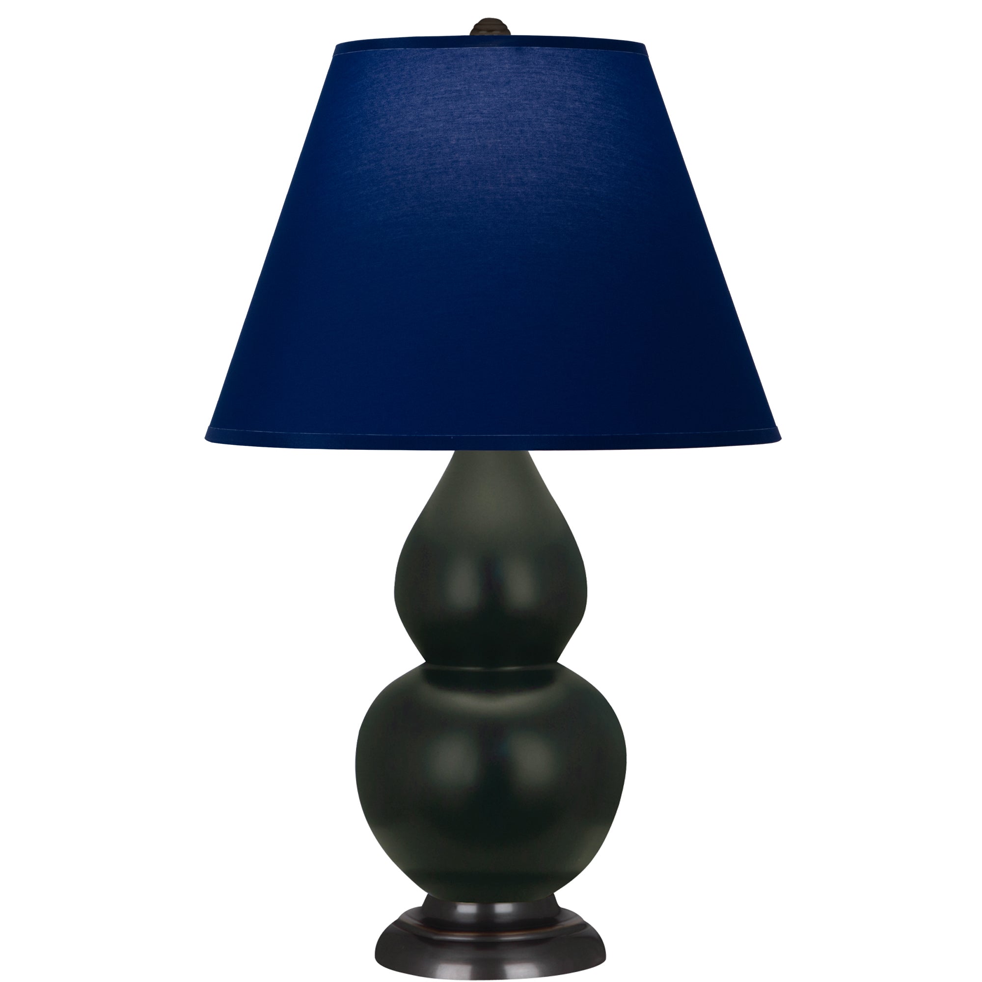 MOS11N | Matte Obsidian Small Double Gourd Accent Lamp