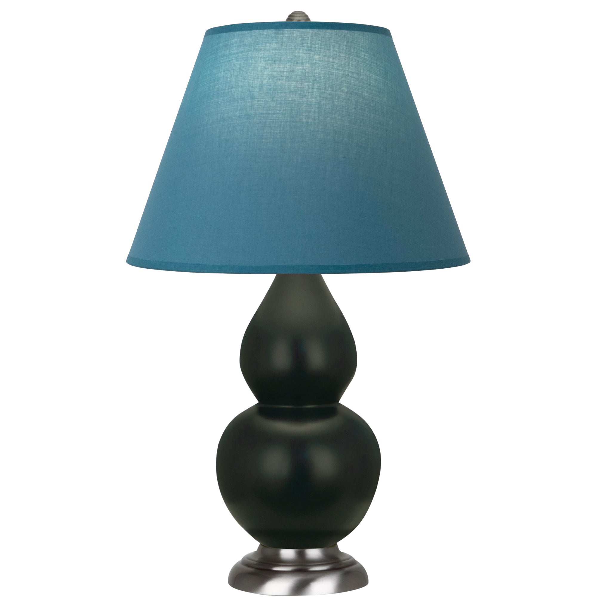 MOS12B | Matte Obsidian Small Double Gourd Accent Lamp
