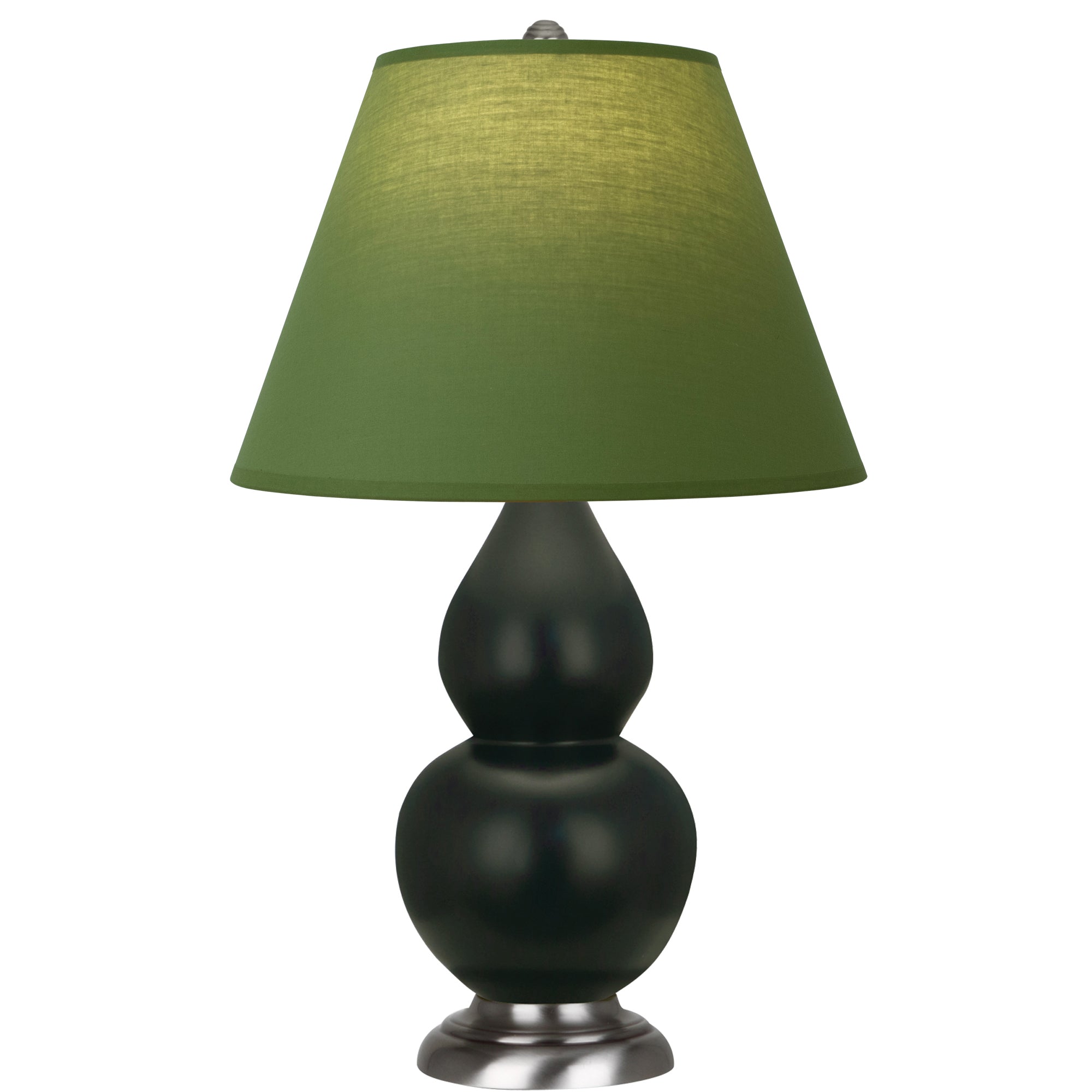 MOS12G | Matte Obsidian Small Double Gourd Accent Lamp