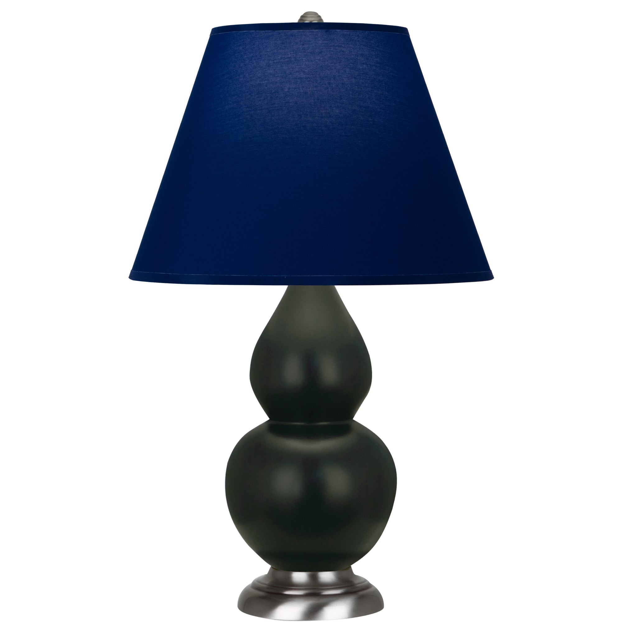 MOS12N | Matte Obsidian Small Double Gourd Accent Lamp