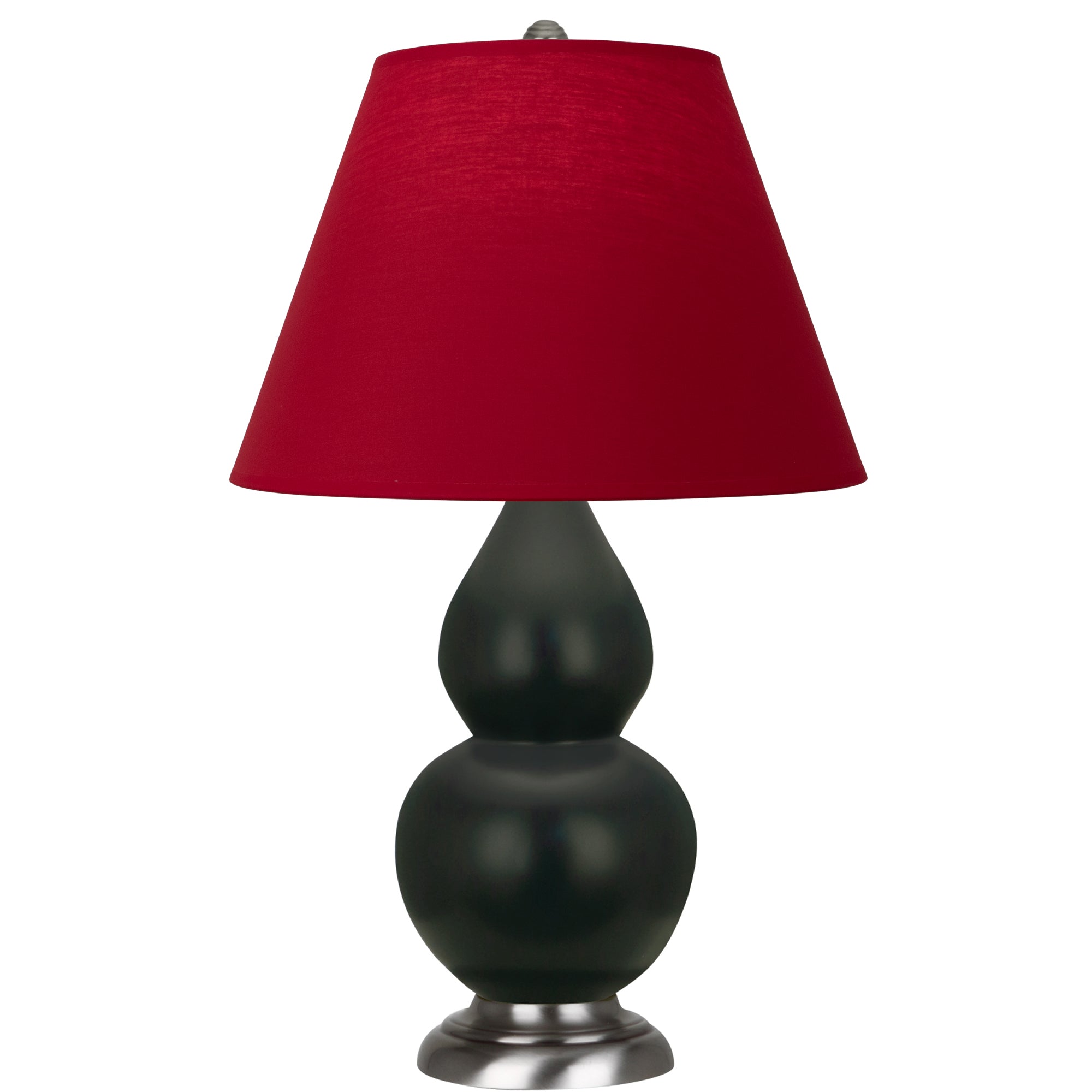 MOS12R | Matte Obsidian Small Double Gourd Accent Lamp