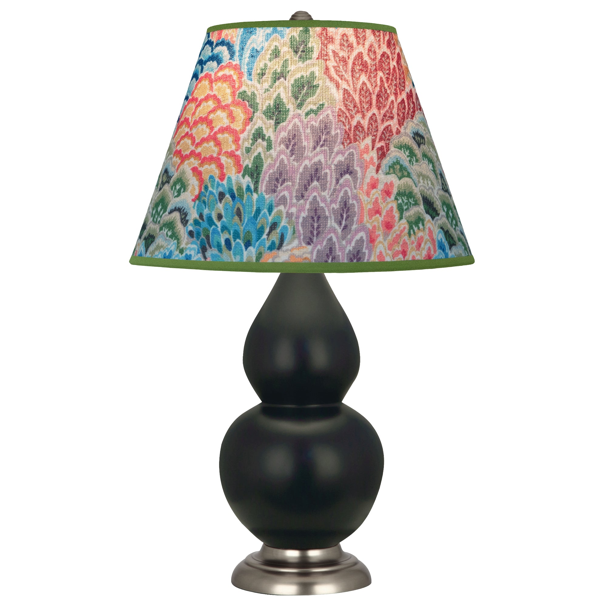 MOS12S | Matte Obsidian Small Double Gourd Accent Lamp