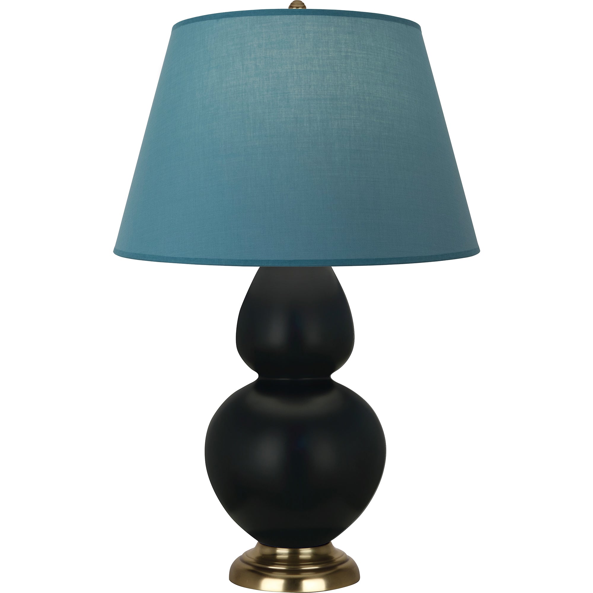 MOS20B | Matte Obsidian Double Gourd Table Lamp