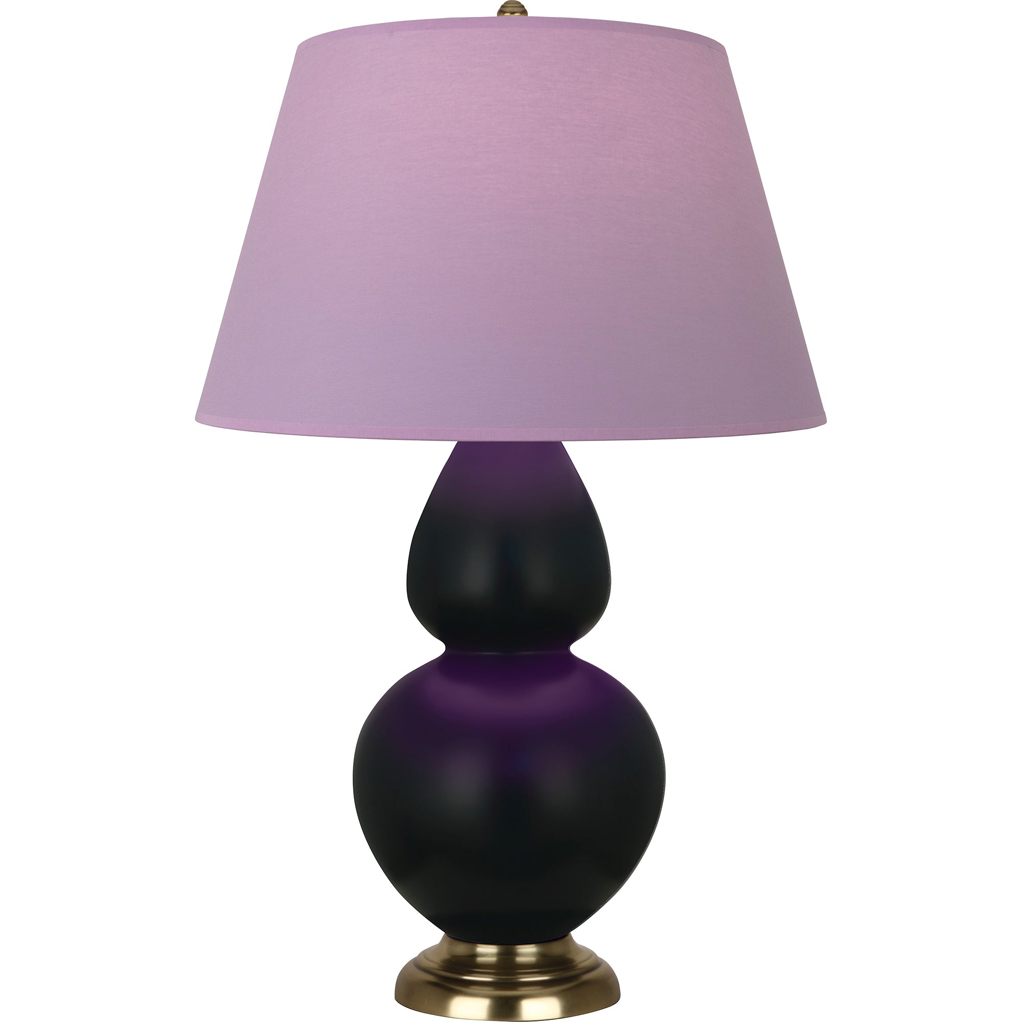 MOS20L | Matte Obsidian Double Gourd Table Lamp