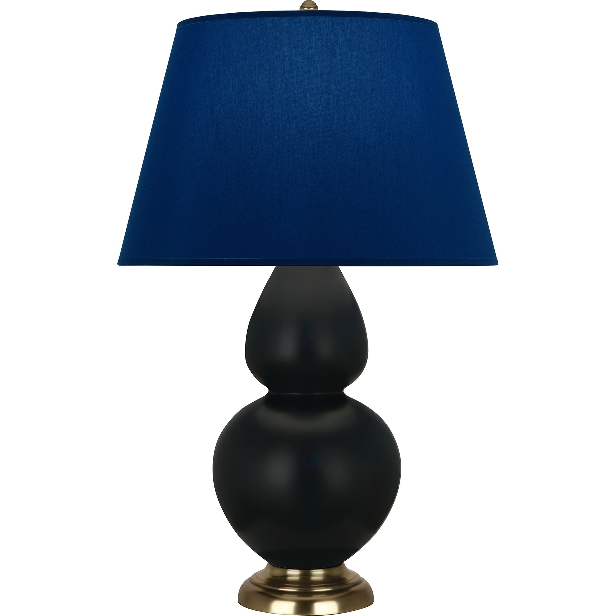 MOS20N | Matte Obsidian Double Gourd Table Lamp