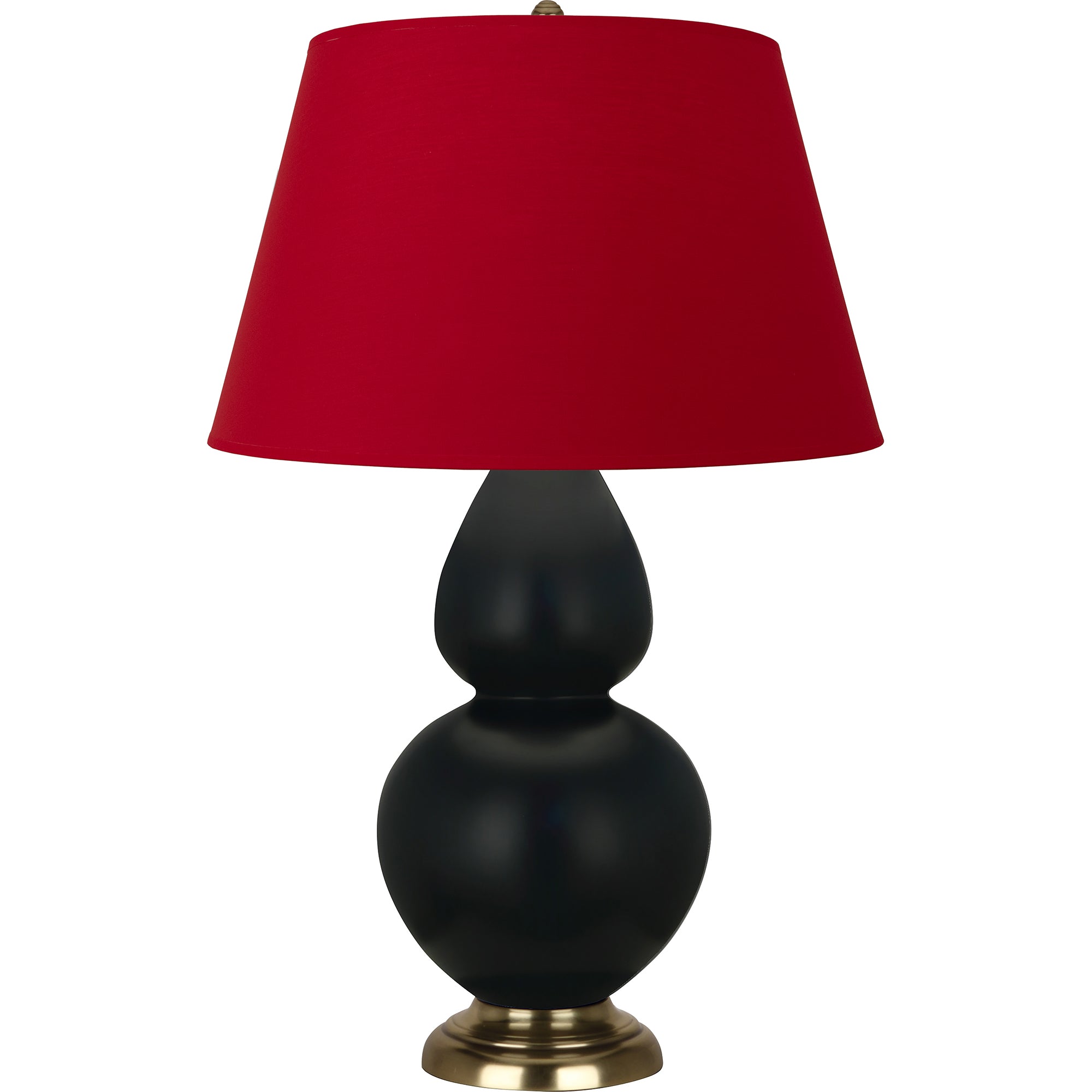 MOS20R | Matte Obsidian Double Gourd Table Lamp