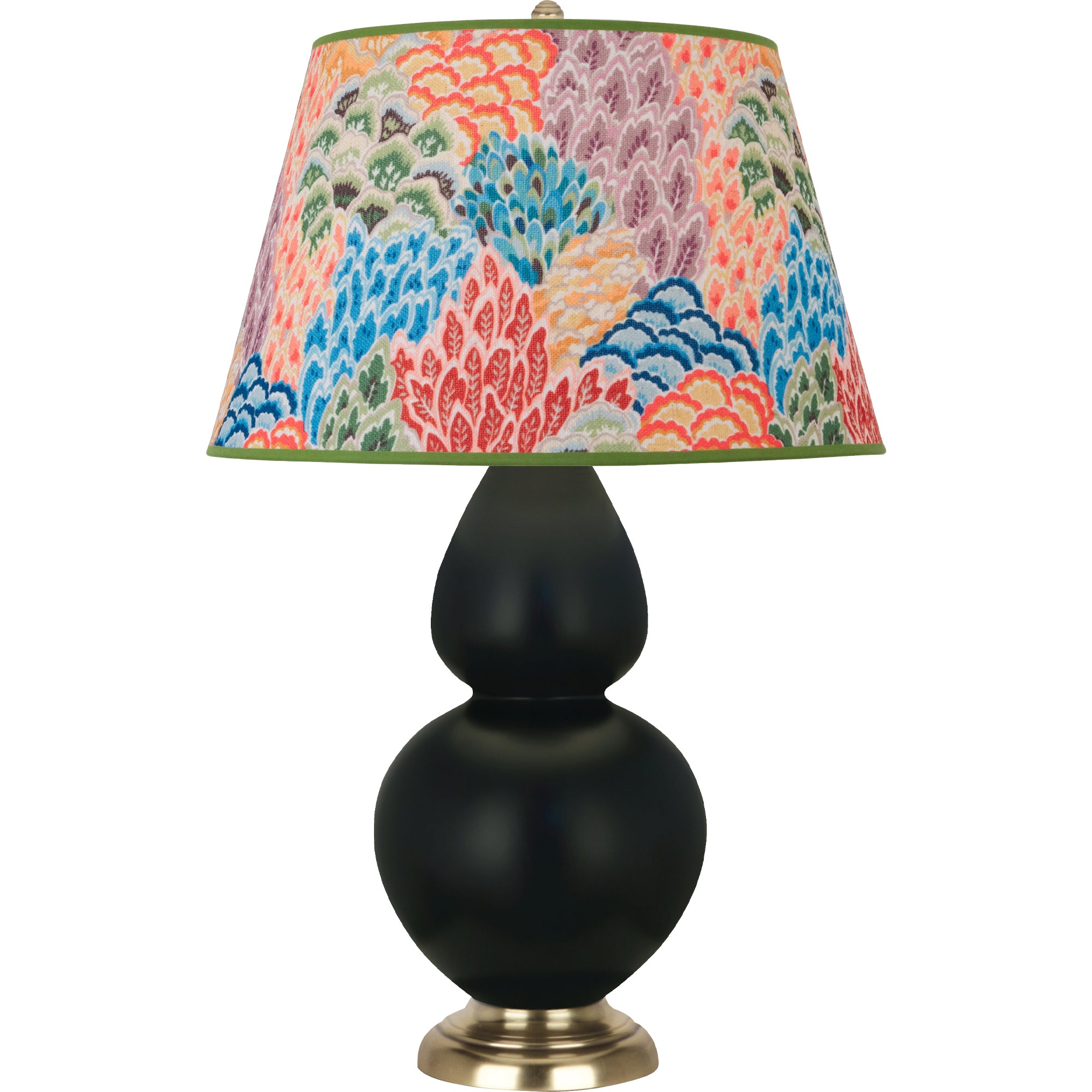 MOS20S | Matte Obsidian Double Gourd Table Lamp