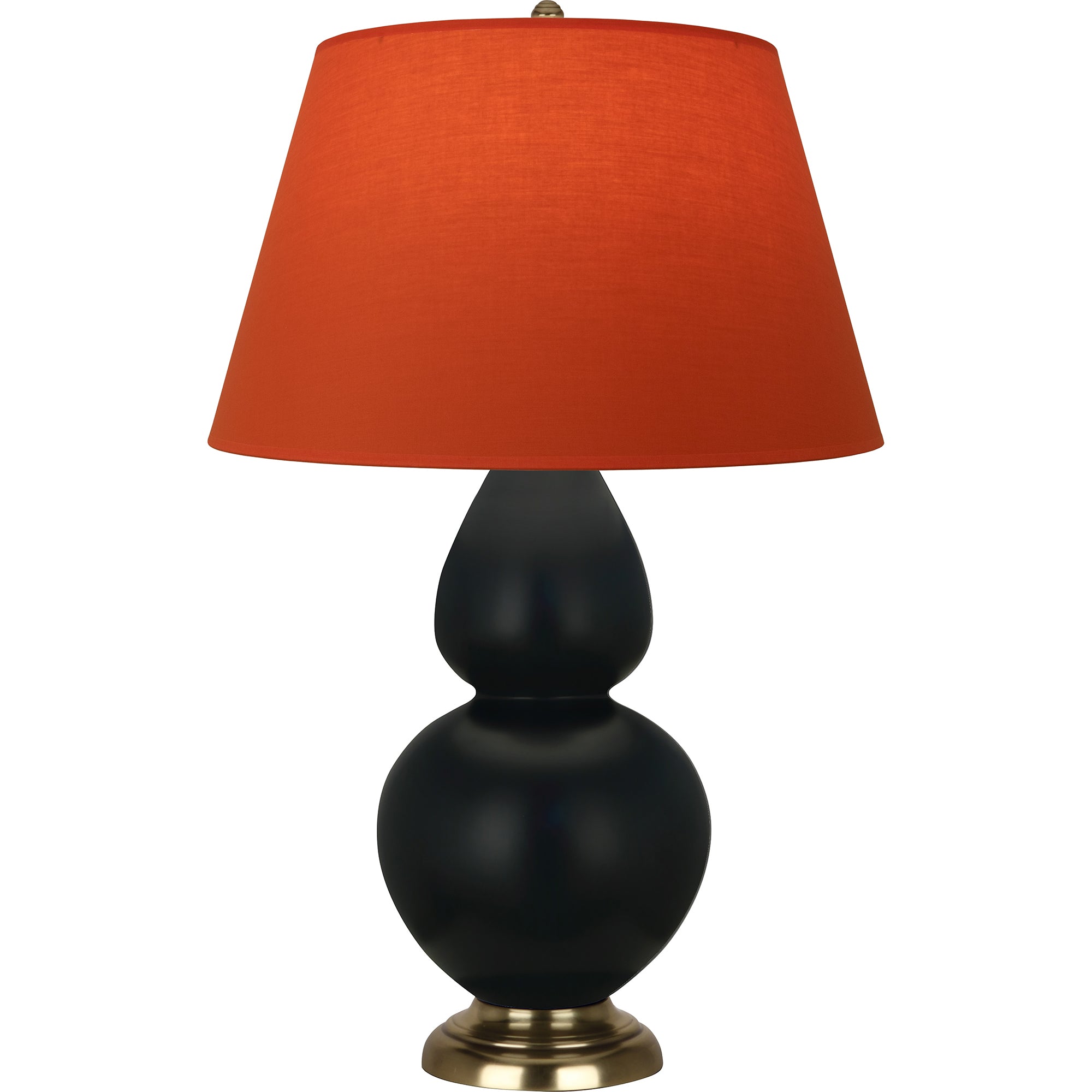 MOS20T | Matte Obsidian Double Gourd Table Lamp