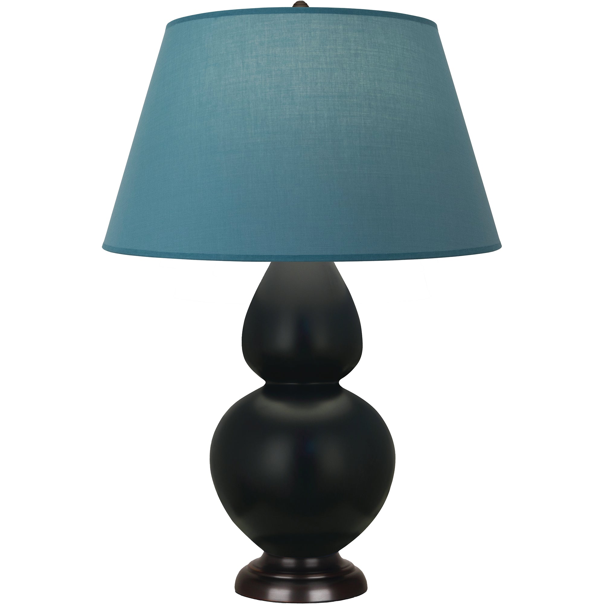 MOS21B | Matte Obsidian Double Gourd Table Lamp