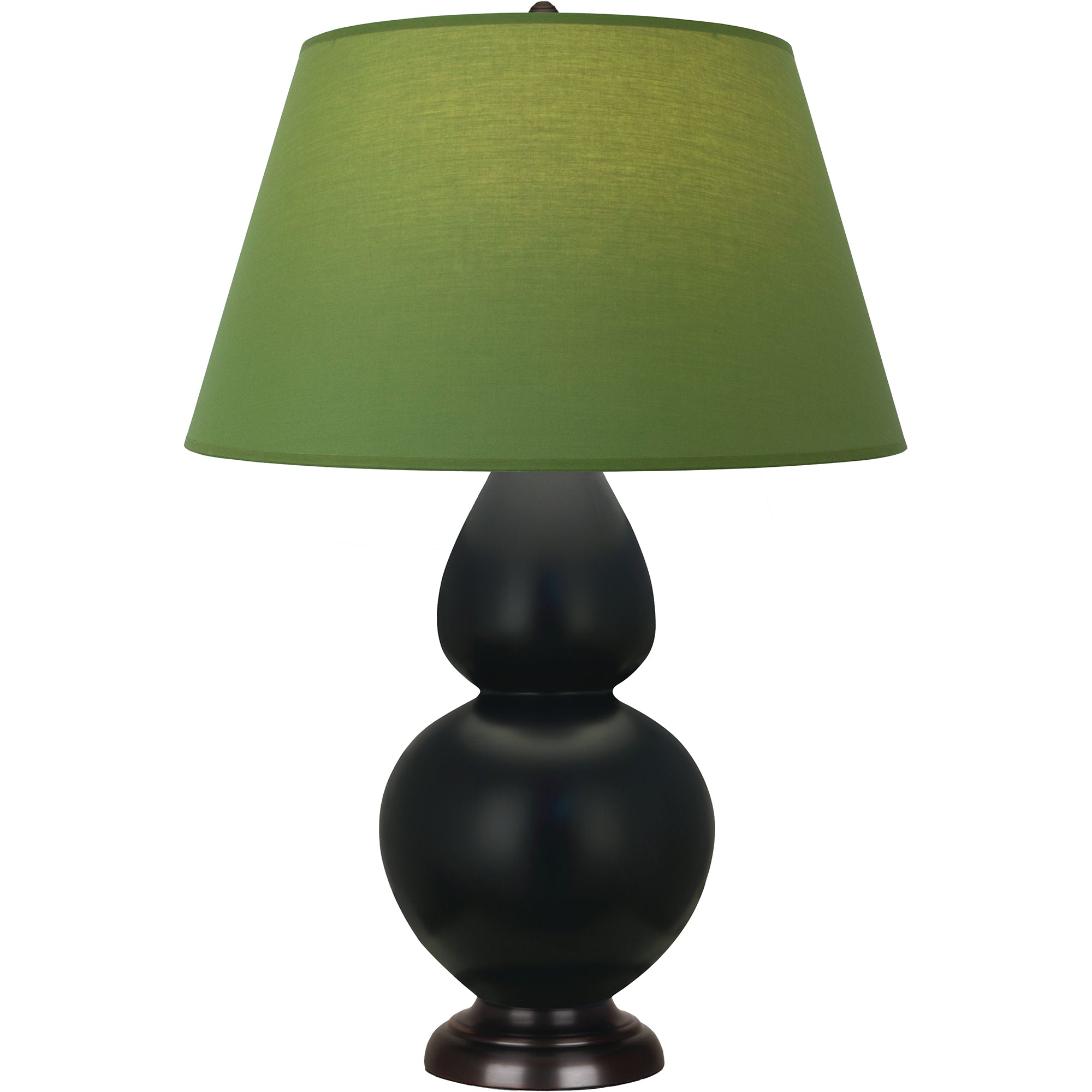 MOS21G | Matte Obsidian Double Gourd Table Lamp