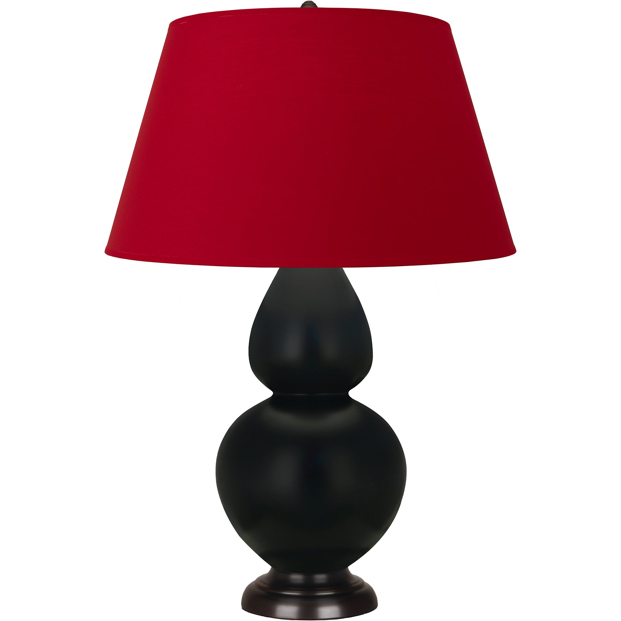 MOS21R | Matte Obsidian Double Gourd Table Lamp