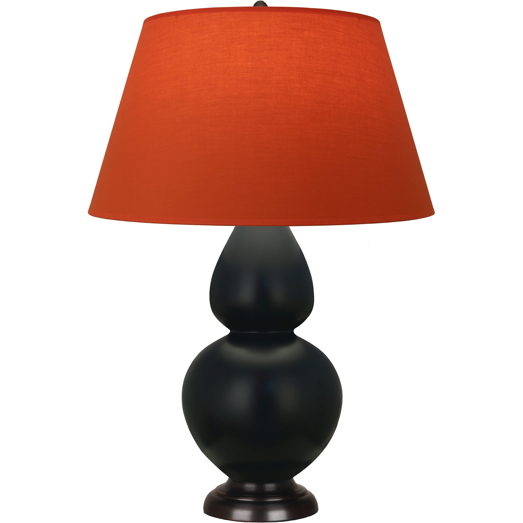 MOS21T | Matte Obsidian Double Gourd Table Lamp