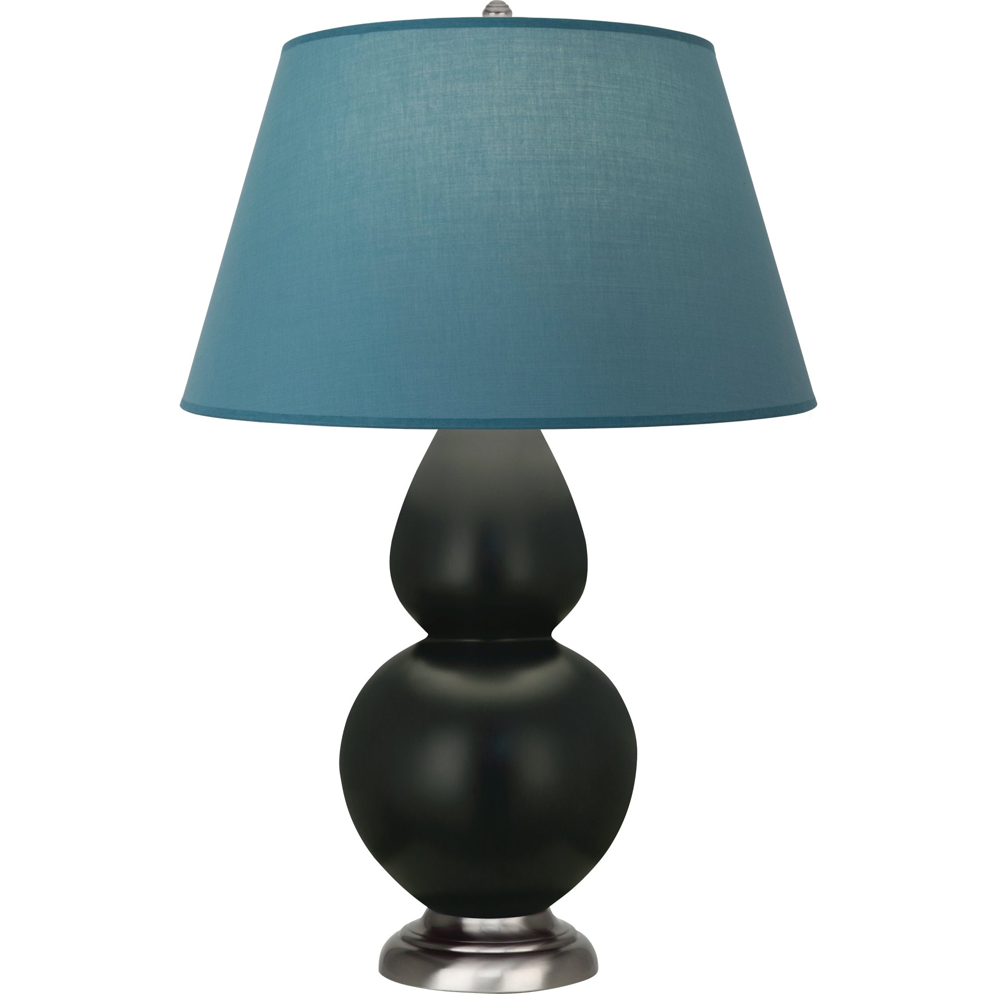 MOS22B | Matte Obsidian Double Gourd Table Lamp