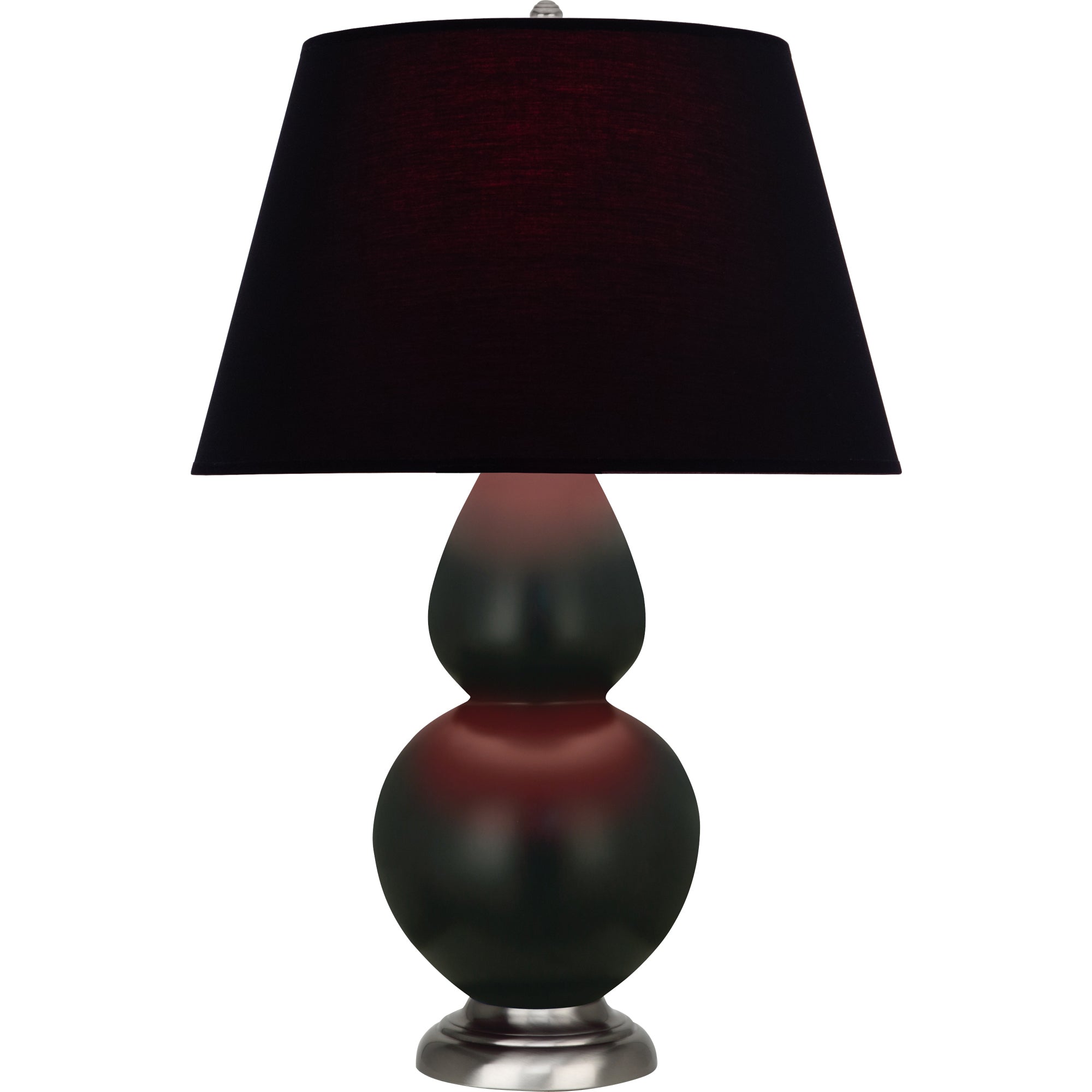 MOS22K | Matte Obsidian Double Gourd Table Lamp