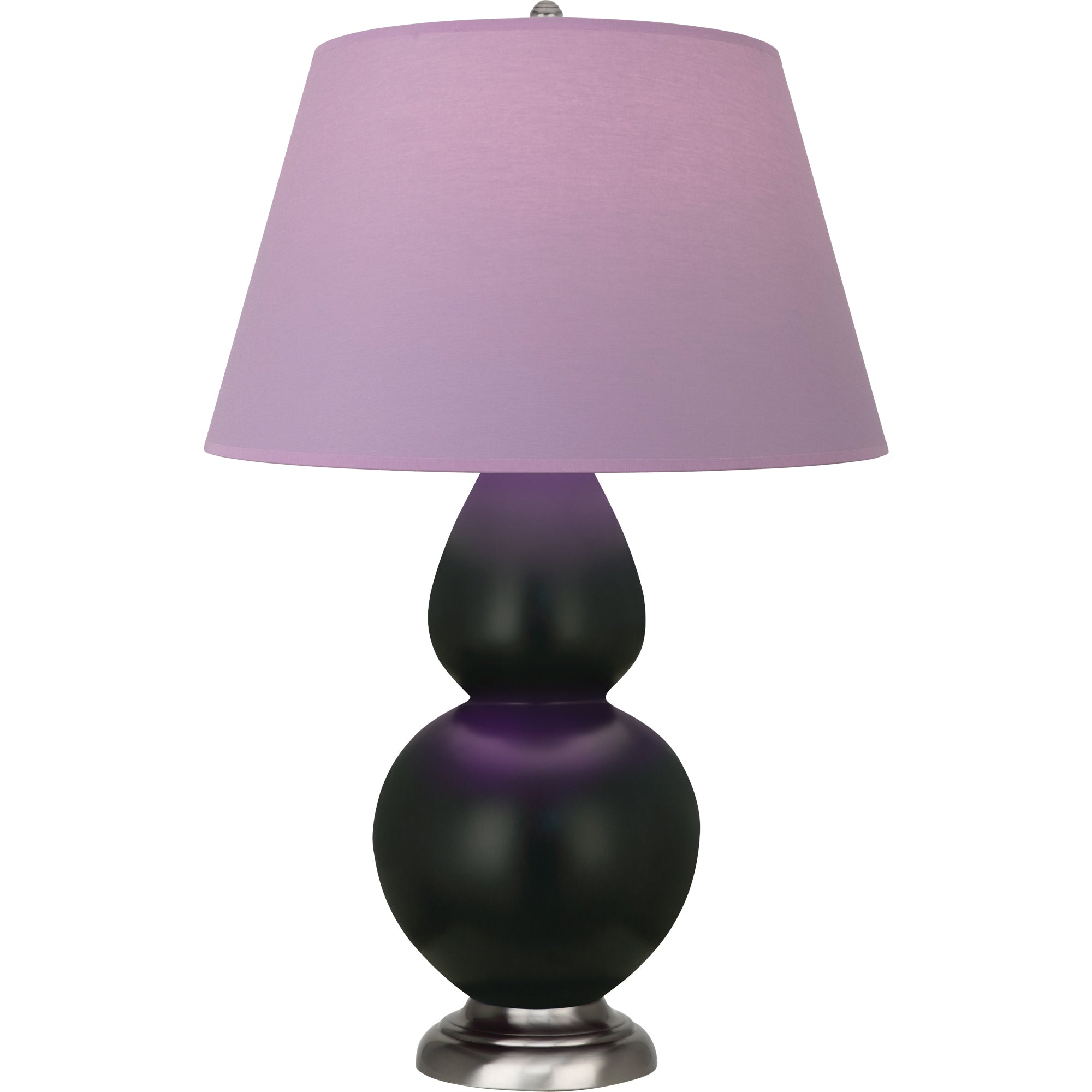 MOS22L | Matte Obsidian Double Gourd Table Lamp