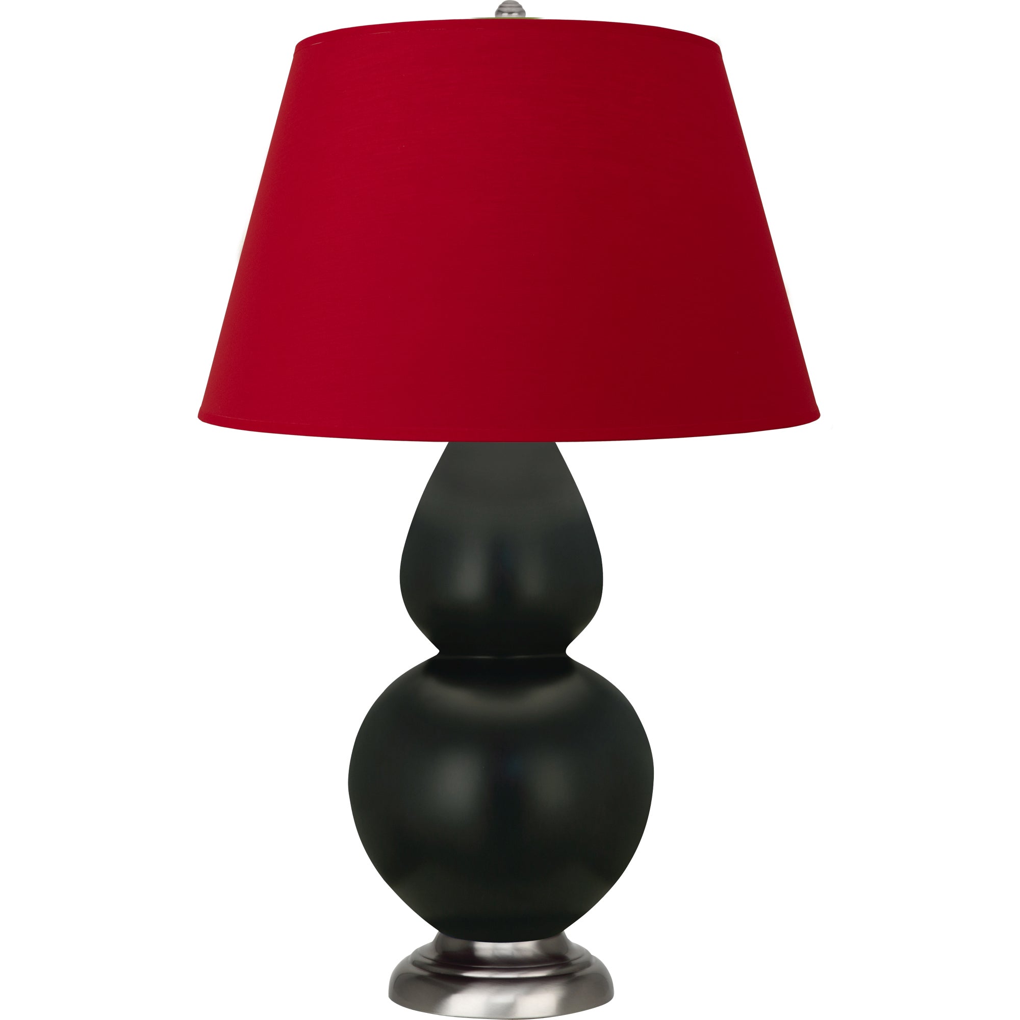 MOS22R | Matte Obsidian Double Gourd Table Lamp