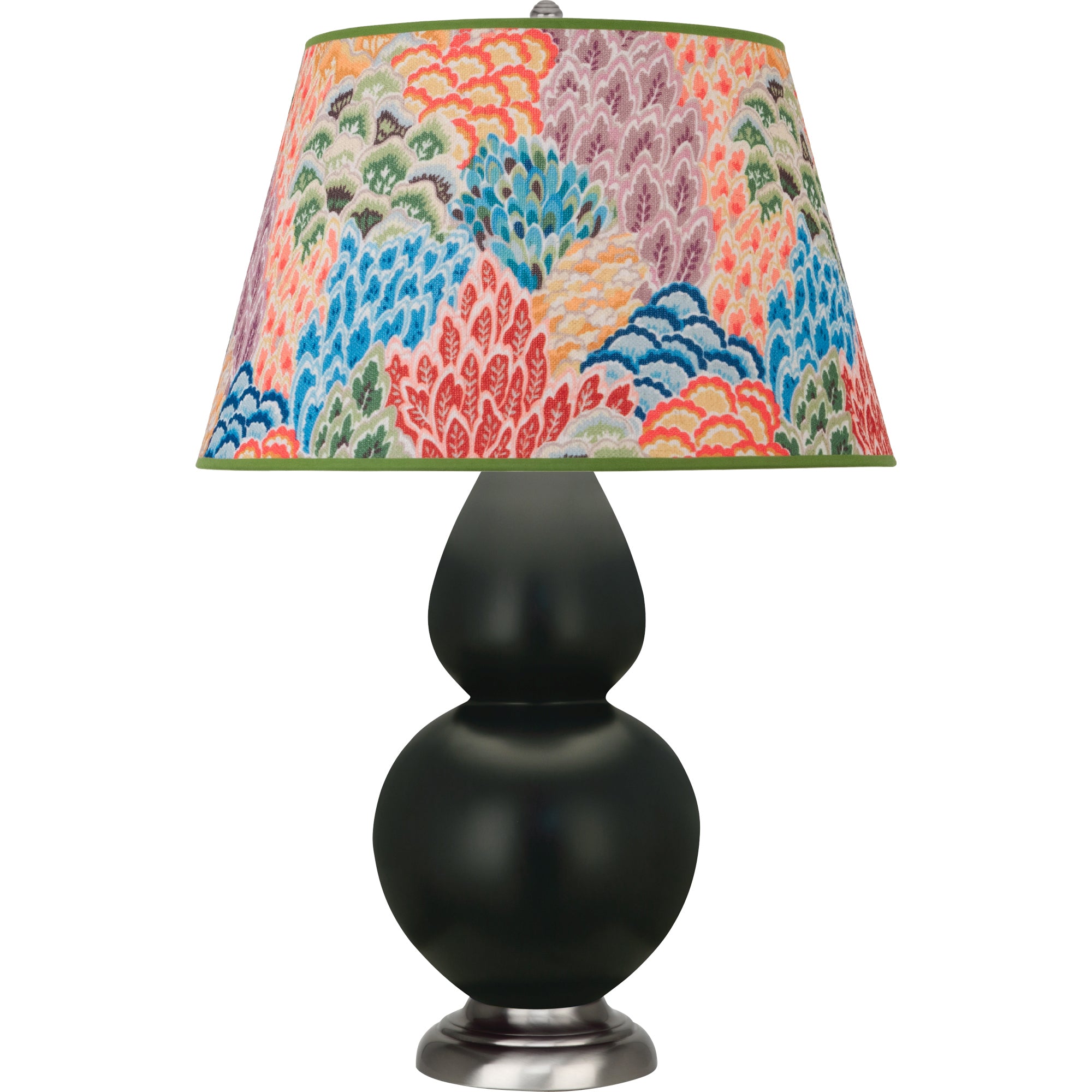 MOS22S | Matte Obsidian Double Gourd Table Lamp