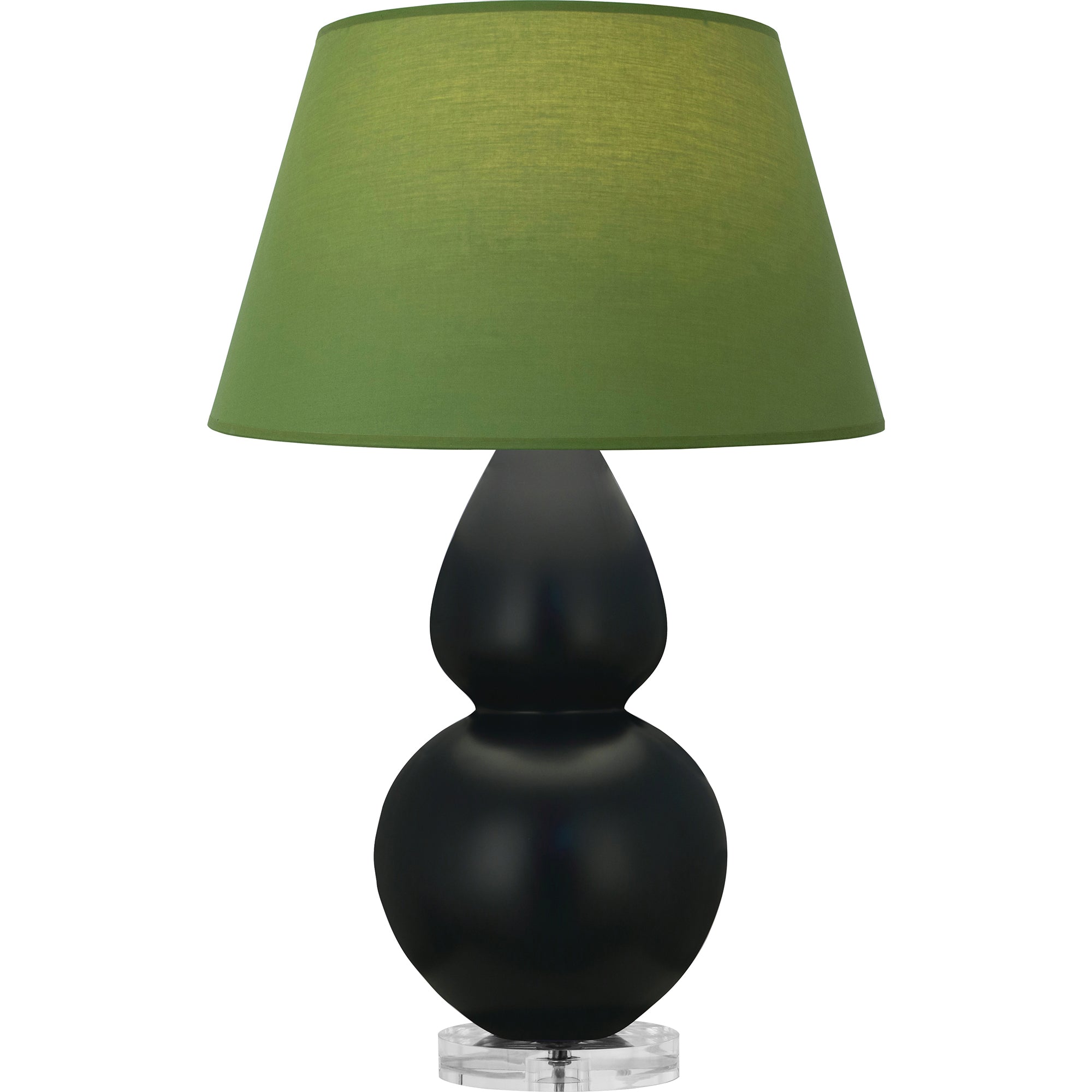MOS23G | Matte Obsidian Double Gourd Table Lamp